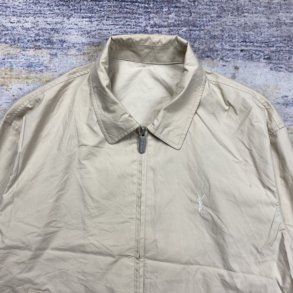 Vintage × Yves Saint Laurent vintage 90s Yves saint laurent light jacket Size US M / EU 48-50 / 2 - 2 Thumbnail