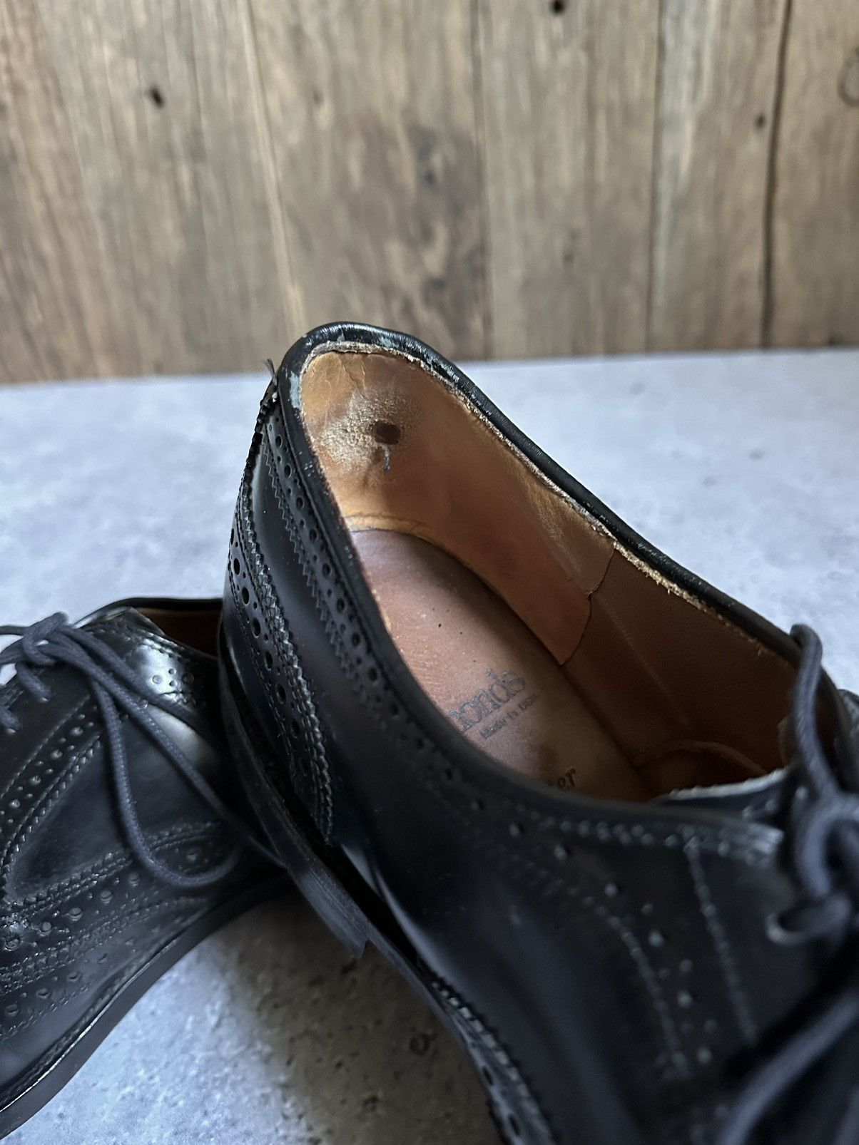 Allen Edmonds Allen Edmonds McAllister Wingtip Oxford Dress Shoes Size US 9 / EU 42 - 6 Thumbnail