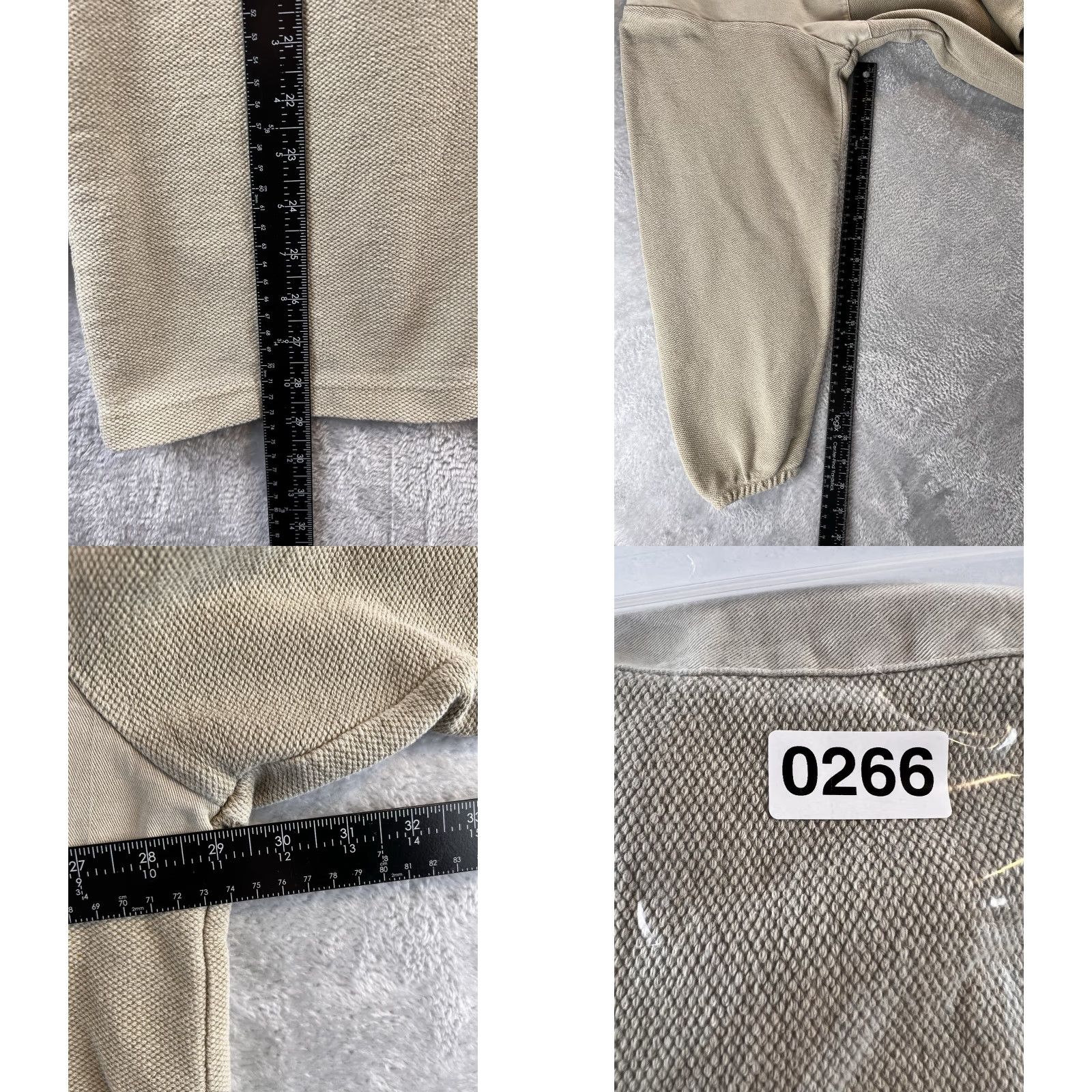 Orvis VINTAGE Orvis Quarter Zip Pullover Mens 2XL Cream 90s Sweater Long Sleeve Size US XXL / EU 58 / 5 - 8 Thumbnail