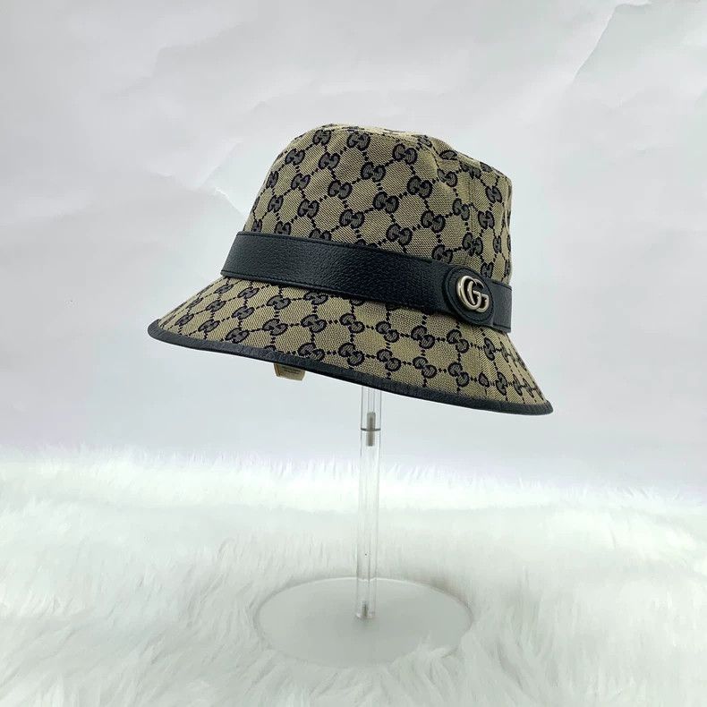 Gucci Gucci Logo Jacquard Bucket Hat Size ONE SIZE - 1 Thumbnail