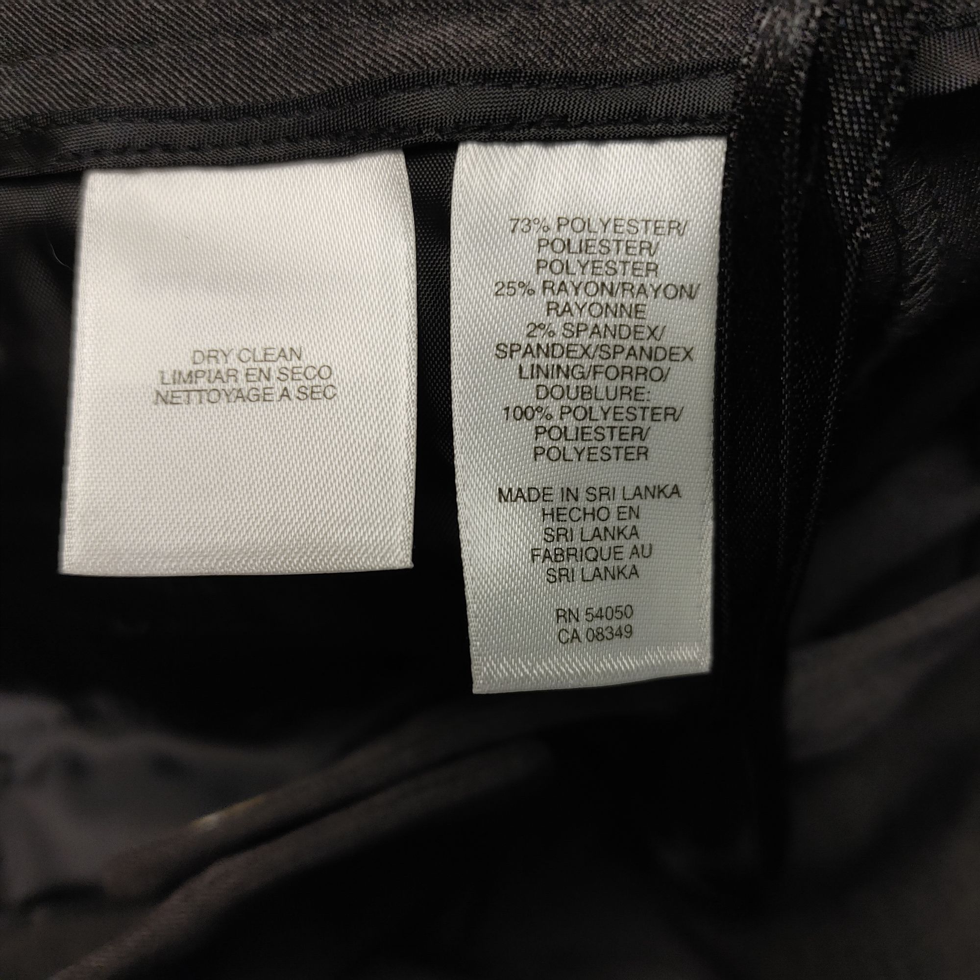 Anne Klein AK | Anne Klein Women's Stretch Black Dress Pants 10 Size 32" / US 10 / IT 46 - 4 Thumbnail