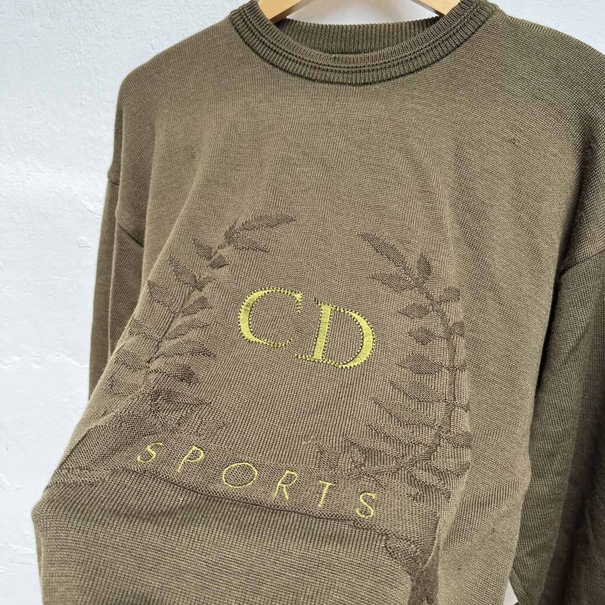 Christian Dior Monsieur × Vintage Rare Christian Dior Sports Knitwear Big Logo Size US M / EU 48-50 / 2 - 4 Thumbnail