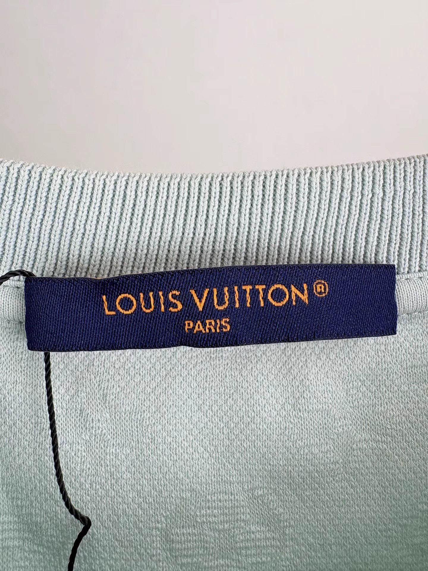 Louis Vuitton LV Light Green Full Logo Short Sleeve T-shirt K1 Size US XL / EU 56 / 4 - 4 Thumbnail