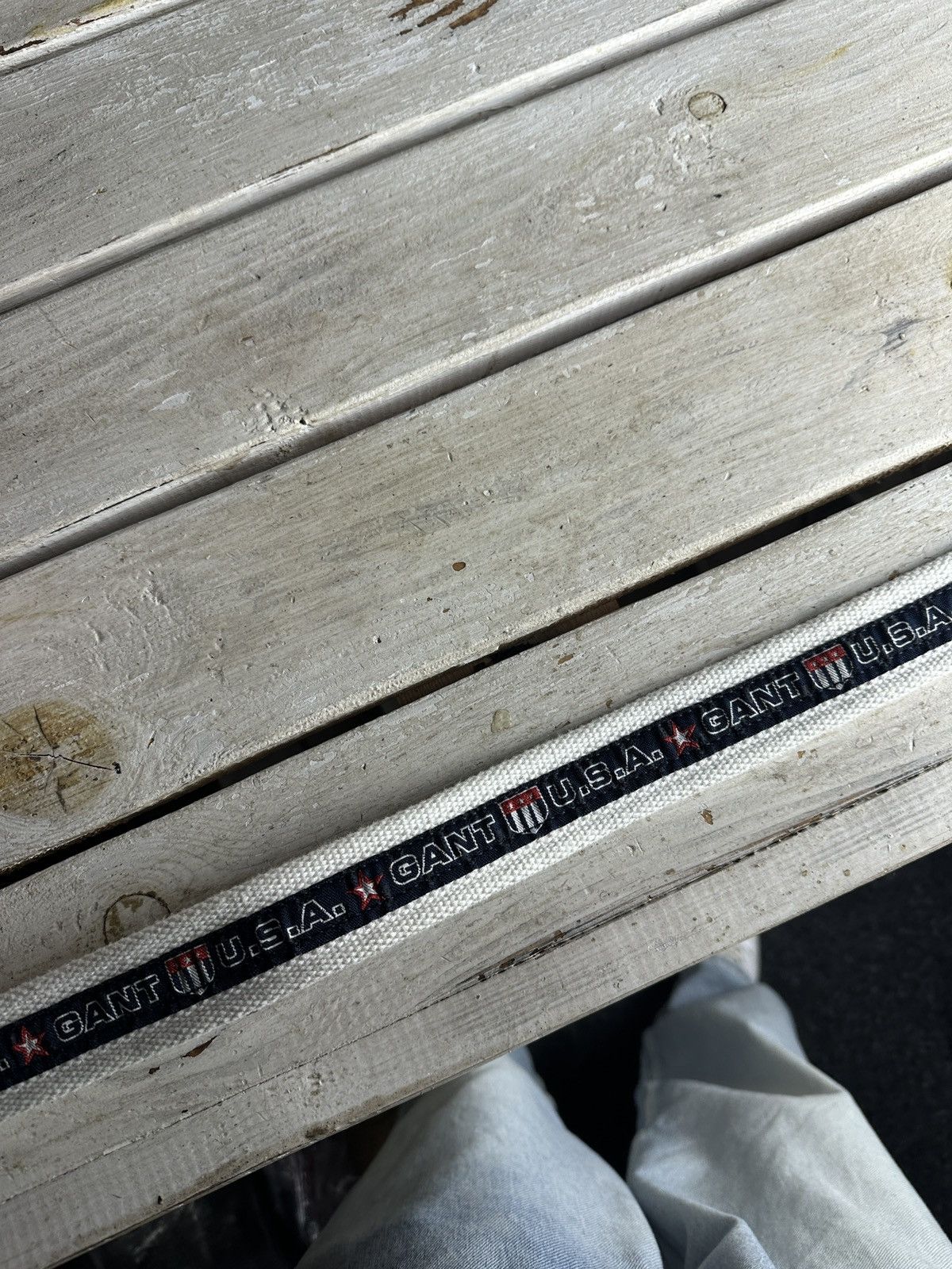 Gant 🚨90s GANT USA RARE BIG LOGO Y2k Belt Adult Rare Size ONE SIZE - 3 Thumbnail