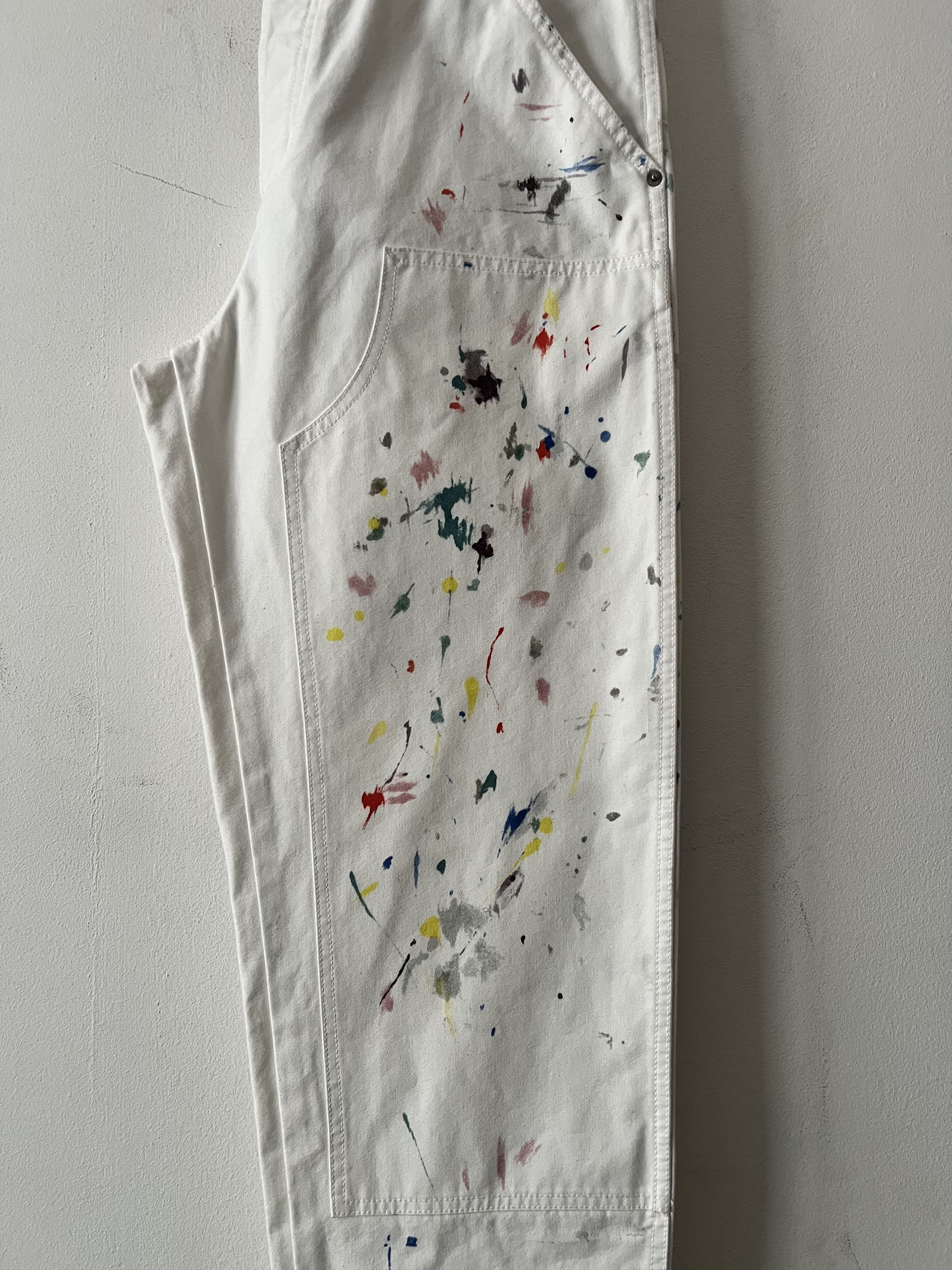 Dior Dior Paint Splatter Carpenter Jeans Size US 31 - 8 Thumbnail