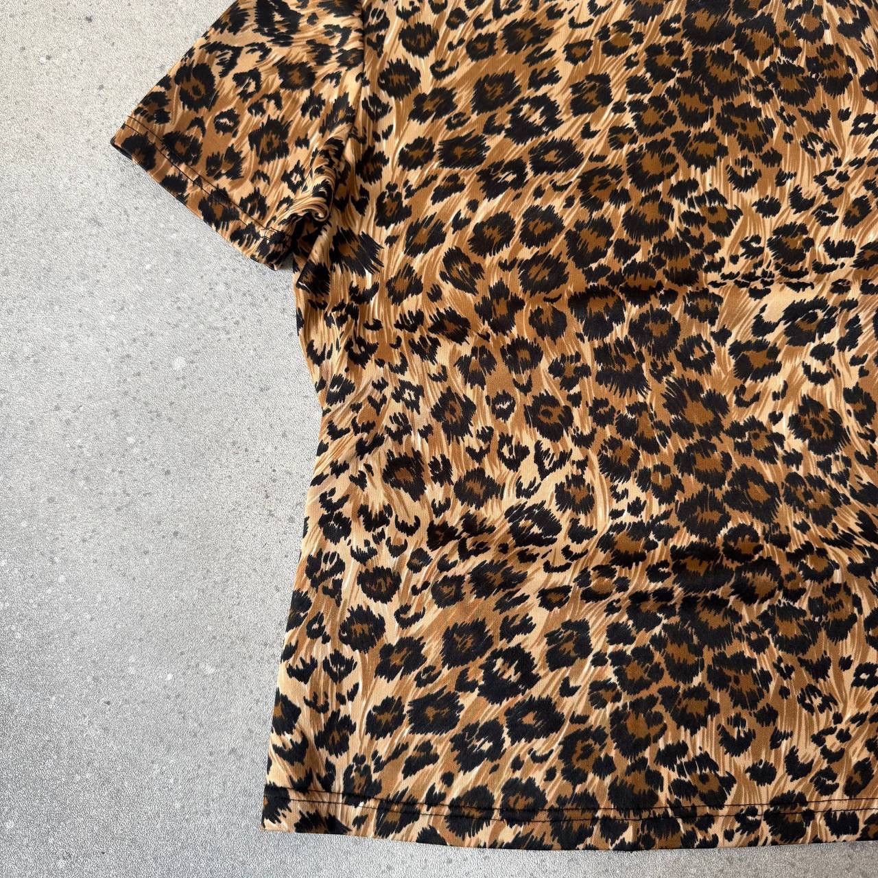 Vintage Morgan de Toi 90s Vintage Y2K Glam Leopard Blouse Size M / US 6-8 / IT 42-44 - 5 Thumbnail