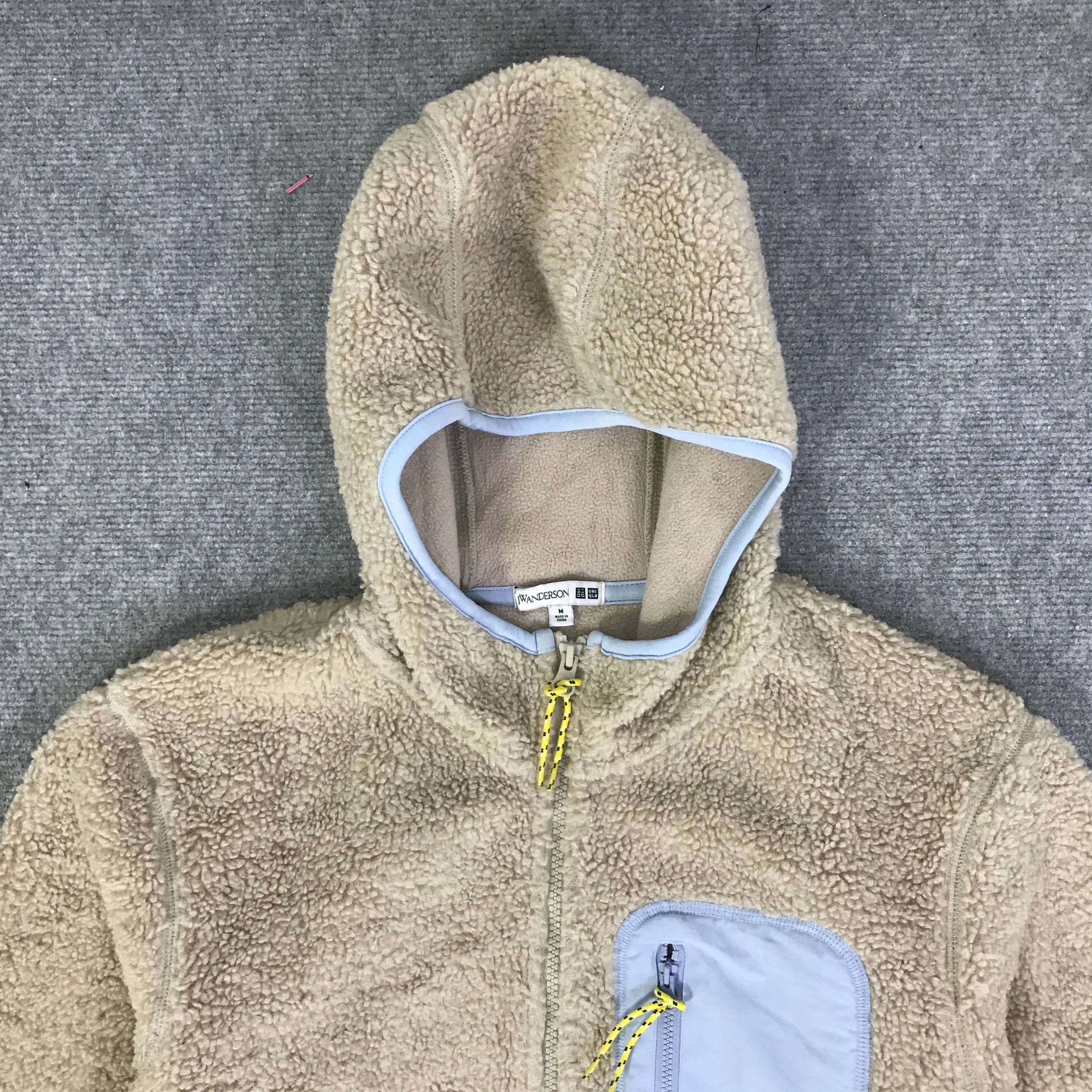 JW Anderson J.W ANDERSON FLEECE SHERPA HOODIE JACKET K105B11 Size US M / EU 48-50 / 2 - 2 Thumbnail