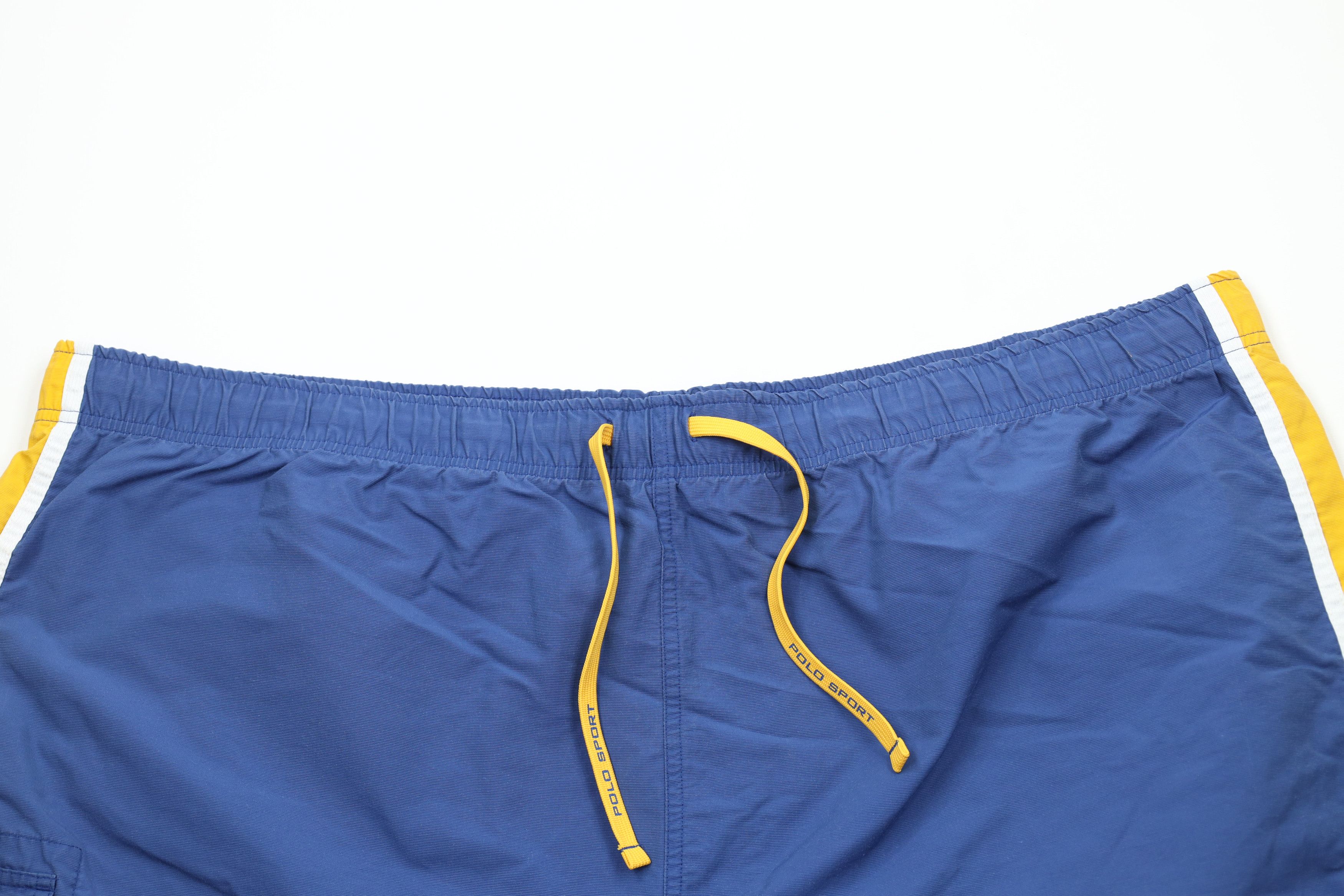 Ralph Lauren × Vintage Vintage 90s Polo Sport Ralph Lauren Wing Lined Shorts Trunks Size US 40 / EU 56 - 2 Thumbnail