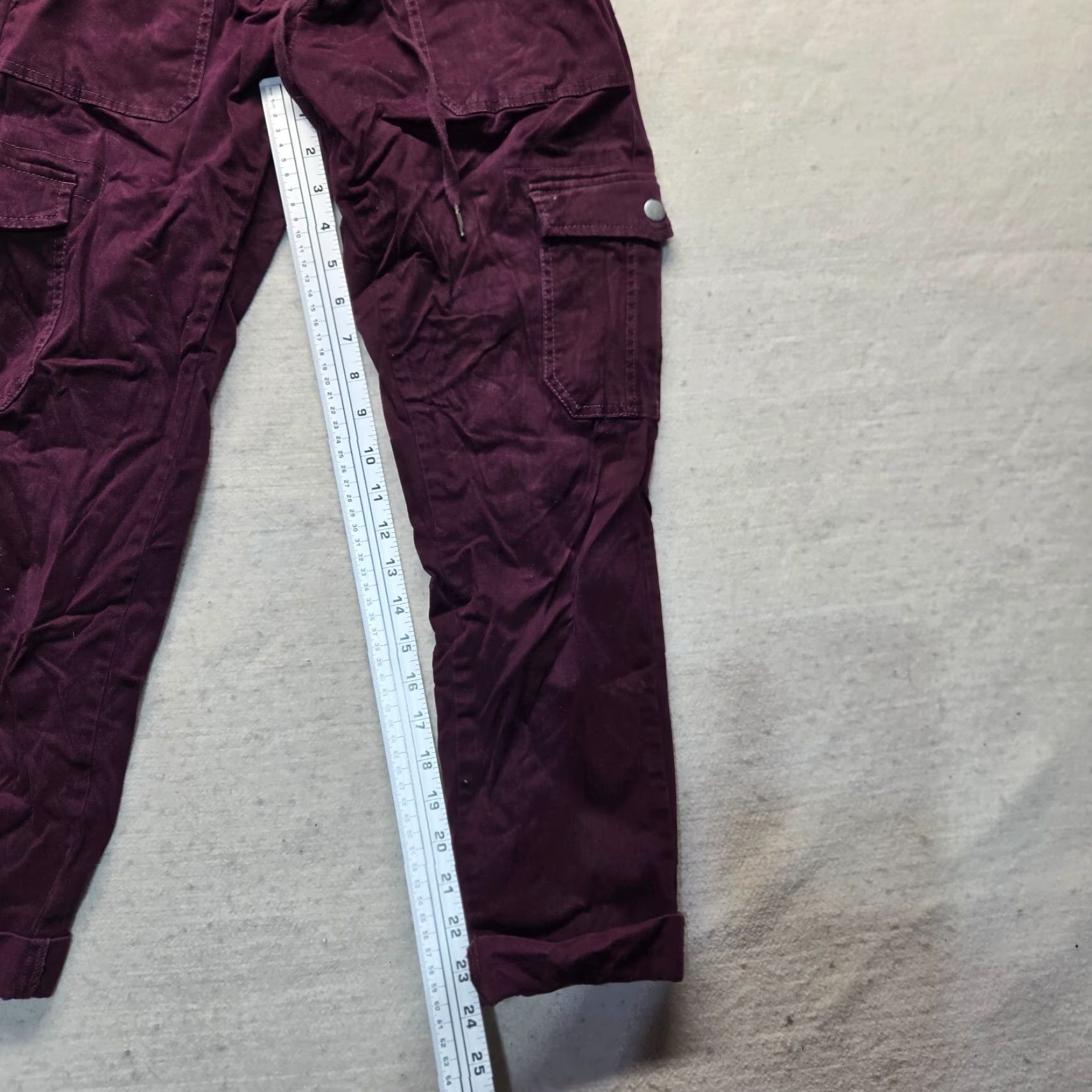 Vintage Lincoln Outfitters Women's Jegging Pant Purple Pull-On Elastic Waist 8 Denim Cotton Cotton-Blend Regular Jeans Adult Womens Purple 80s? Size 30" / US 8 / IT 44 - 5 Thumbnail