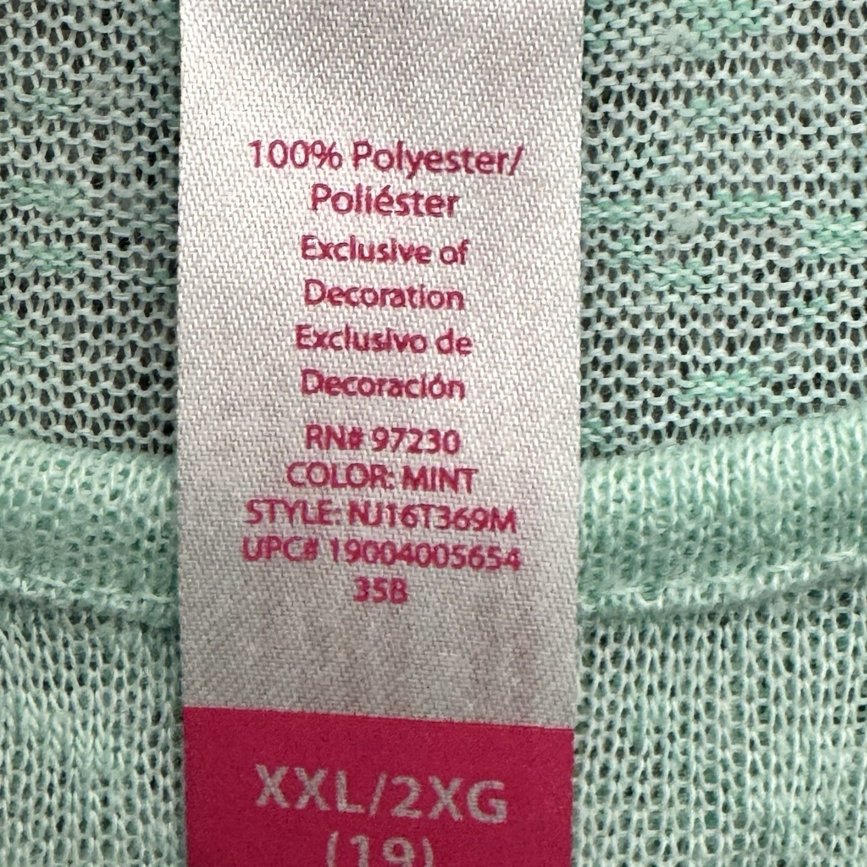 Vintage VINTAGE Lightweight Boho Sweater XXL 19 Fringe Semi-Sheer Open Knit Soft Girl Lace Pullover Women Juniors Green 19 Bohemian Size XXL / US 16-18 / IT 52-54 - 6 Thumbnail