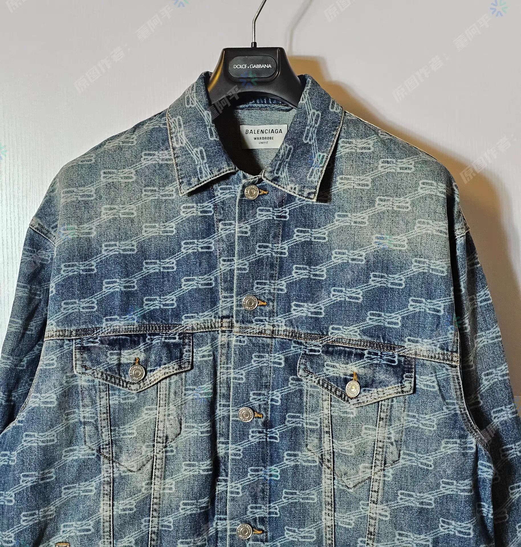 Balenciaga Balenciaga Oversized Denim Jacket Q4 Size US M / EU 48-50 / 2 - 2 Thumbnail