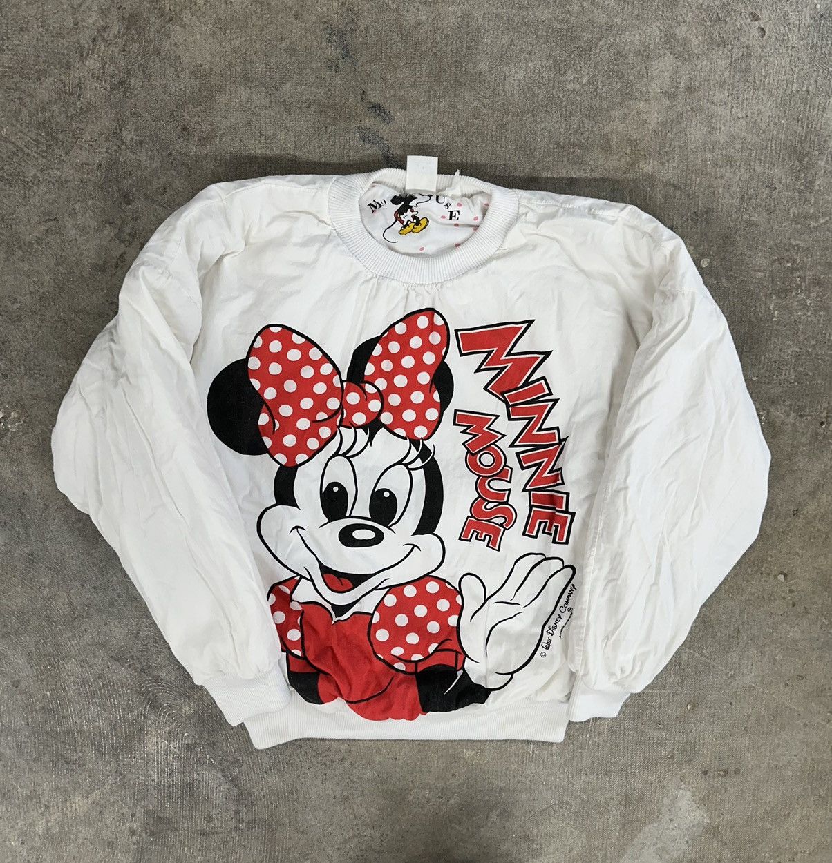 Disney × Mickey Mouse × Vintage Vintage 80s Disney Minnie Mouse Reversible Sweatshirt READ Size M / US 6-8 / IT 42-44 - 1 Thumbnail