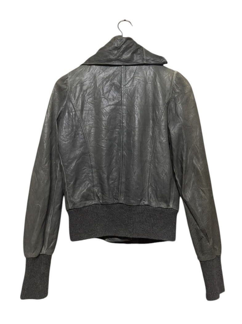 Giorgio Brato Authentic🔥Giorgio Brato Highneck Leather Jacket Size US XXS / EU 40 - 2 Thumbnail