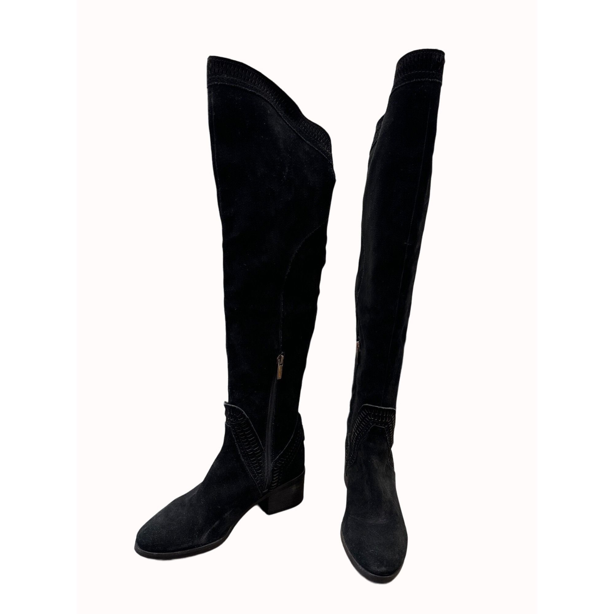 Vince Camuto Vince Camuto Karinda women’s OTK leather boots 5m SKU 6276 Size US 5 / IT 35 - 2 Thumbnail