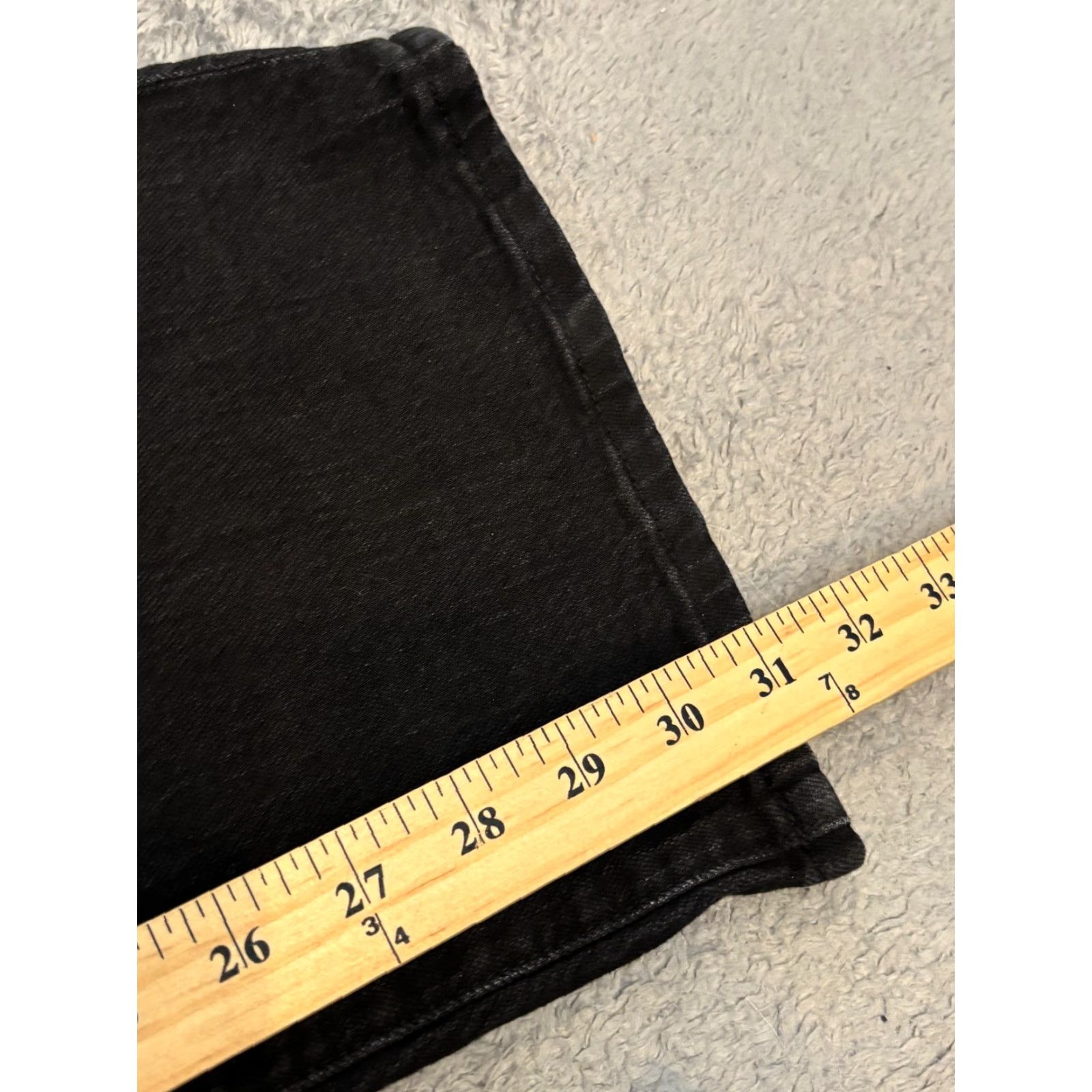 Vintage KUT from the Kloth Jeans Women 8 Sienna Wide Leg High Rise Black Denim Size 30" / US 8 / IT 44 - 6 Thumbnail