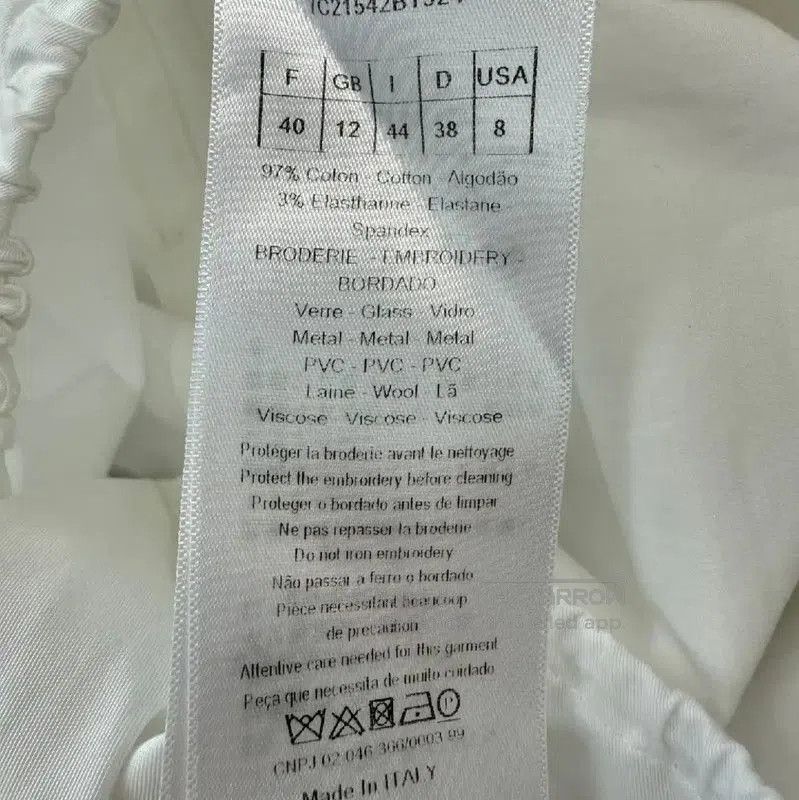 Dior Dior White Cotton Long Sleeve Shirt . Size L / US 10 / IT 46 - 4 Thumbnail