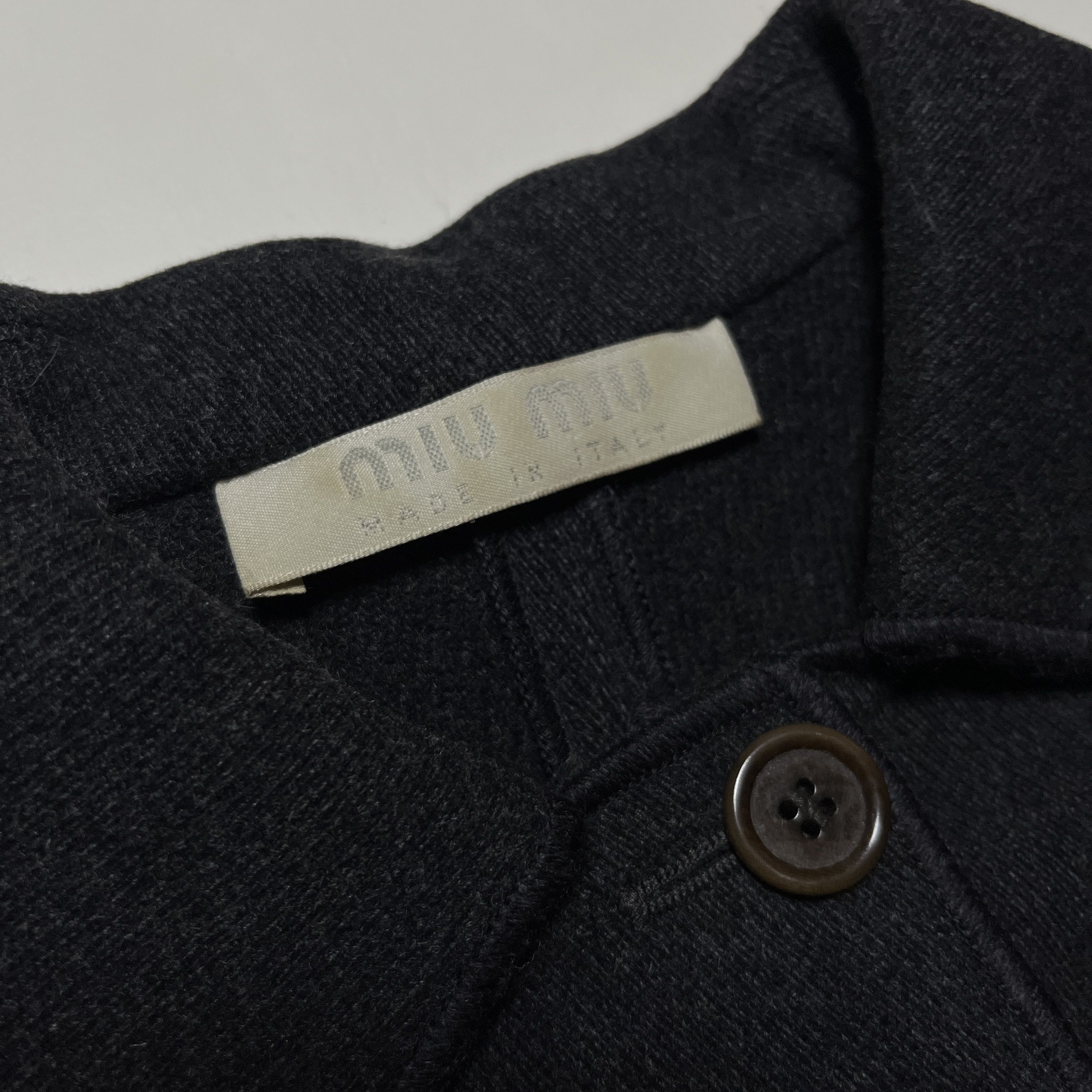 Miu Miu Vintage 90s Miu Miu Wool Jacket Size M / US 6-8 / IT 42-44 - 4 Thumbnail