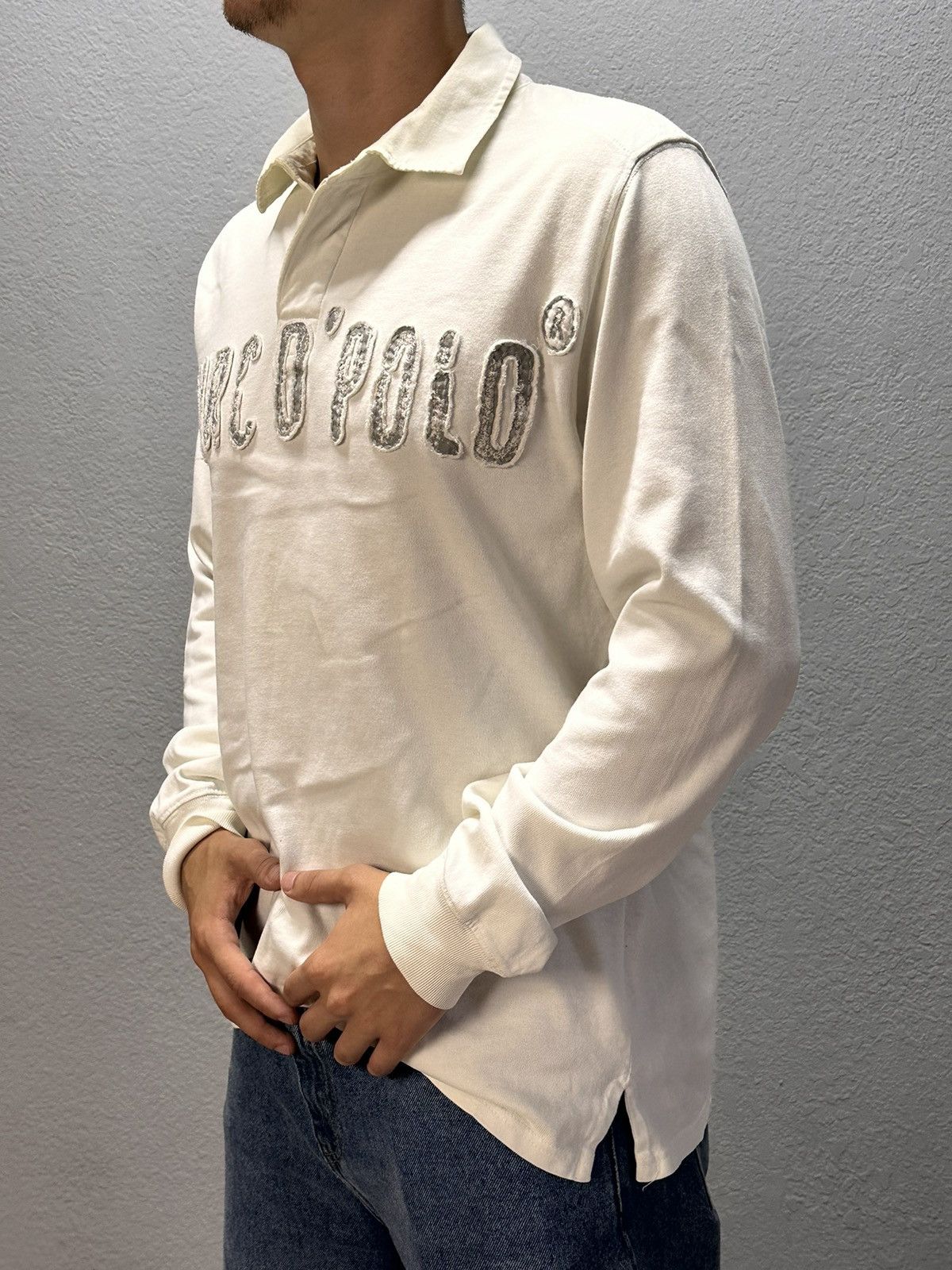 Japanese Brand × Vintage Vintage Long sleeve Marc Polo Rugby sk8 y2k faded distressed Size US M / EU 48-50 / 2 - 3 Thumbnail