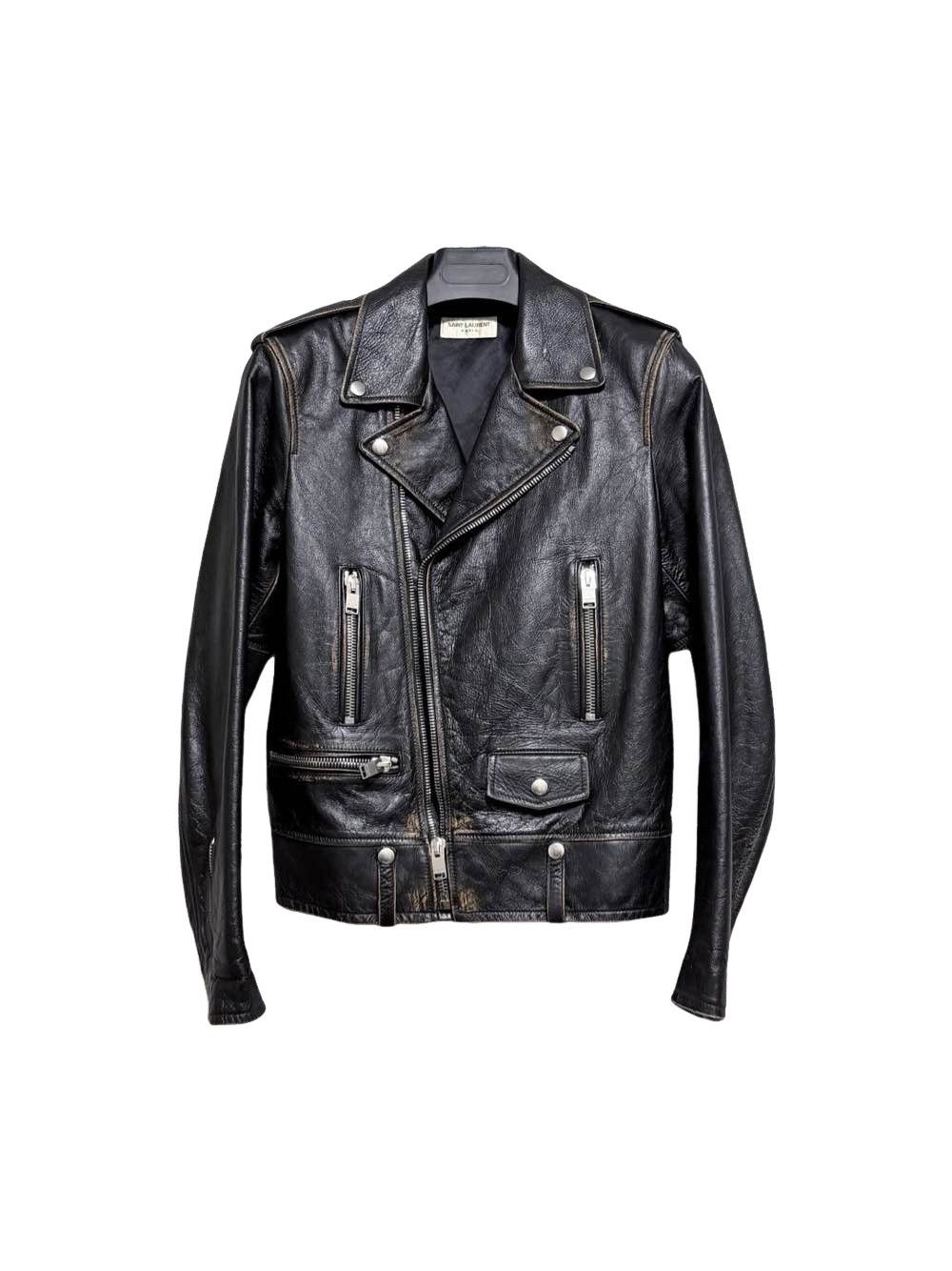 Saint Laurent Paris SS16 Surf Sound Leather Biker jacket 46 | Grailed