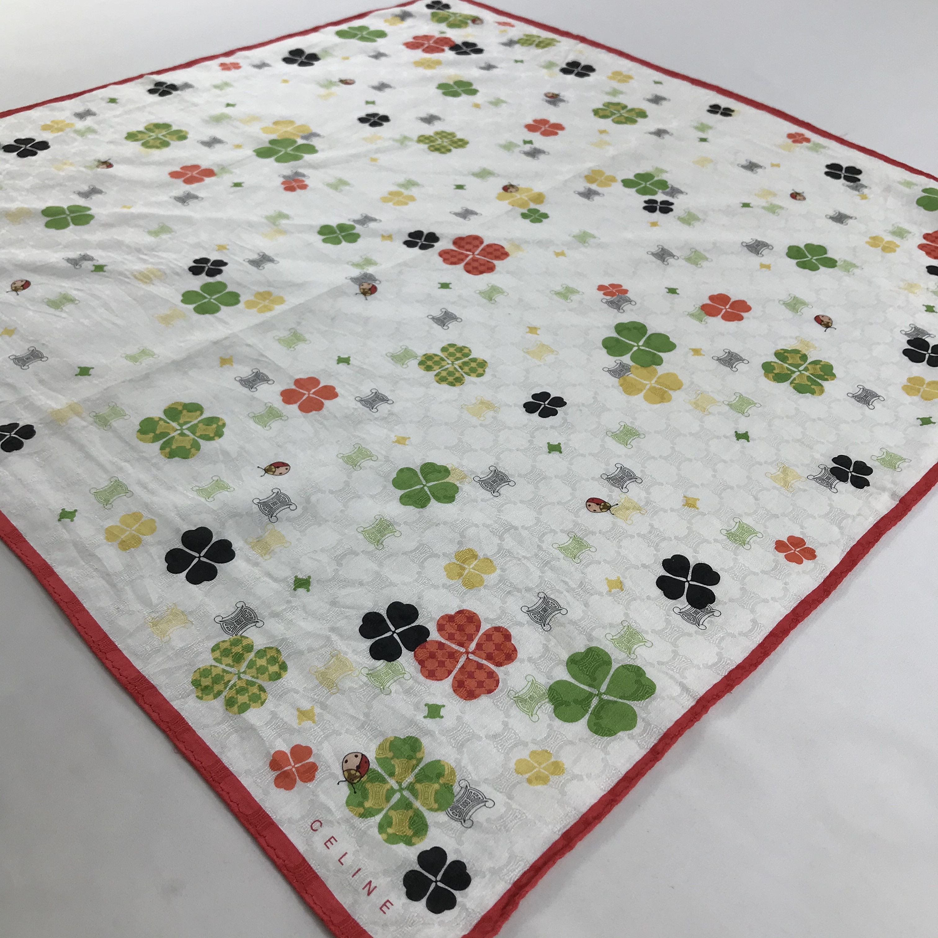 Celine × Vintage Celine Bandana / Handkerchief / Neckerchief - S1357 Size ONE SIZE - 2 Thumbnail