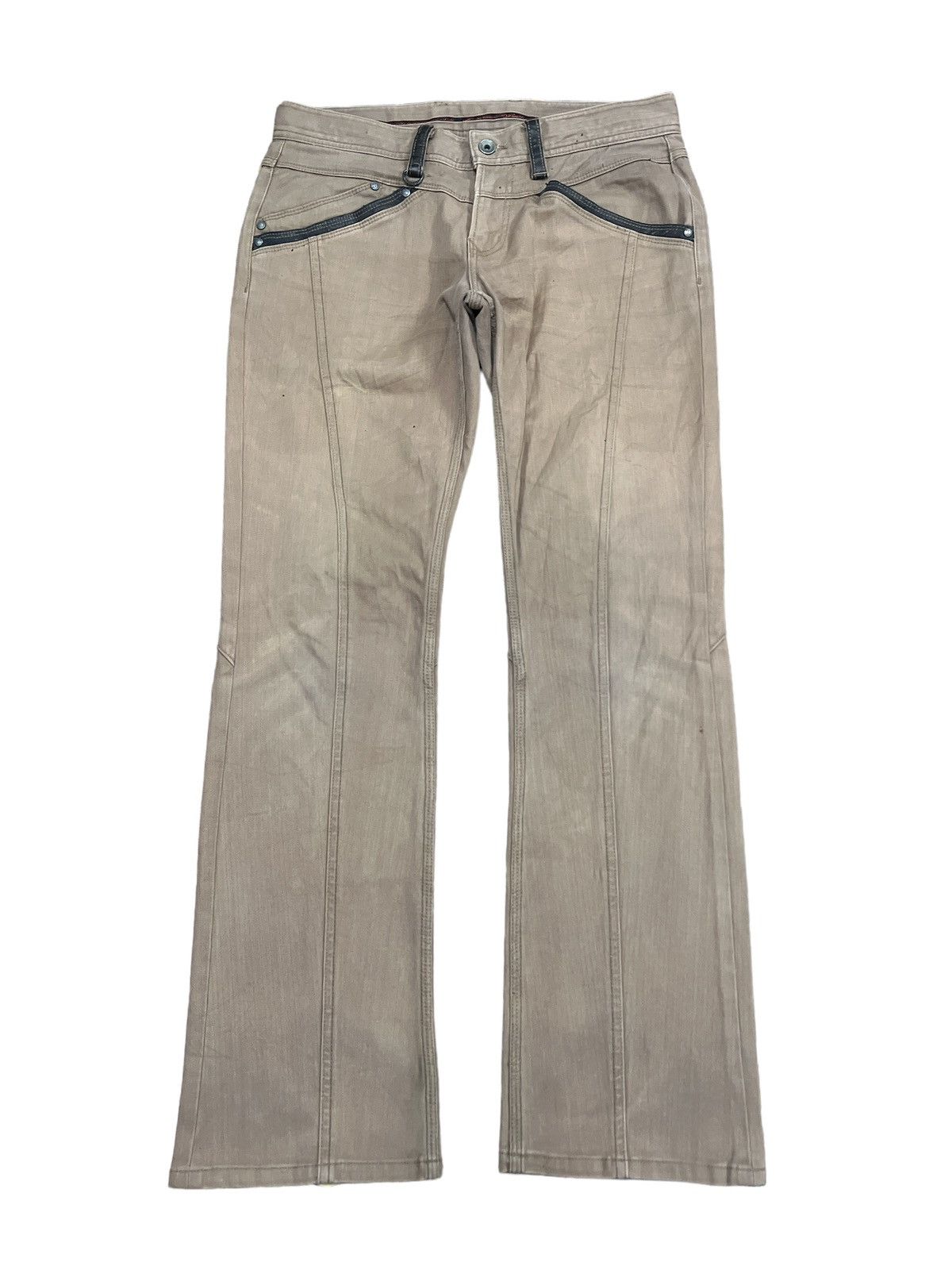 image of Avant Garde Nicole Club For Men Brown Faded Pant (Size 30)