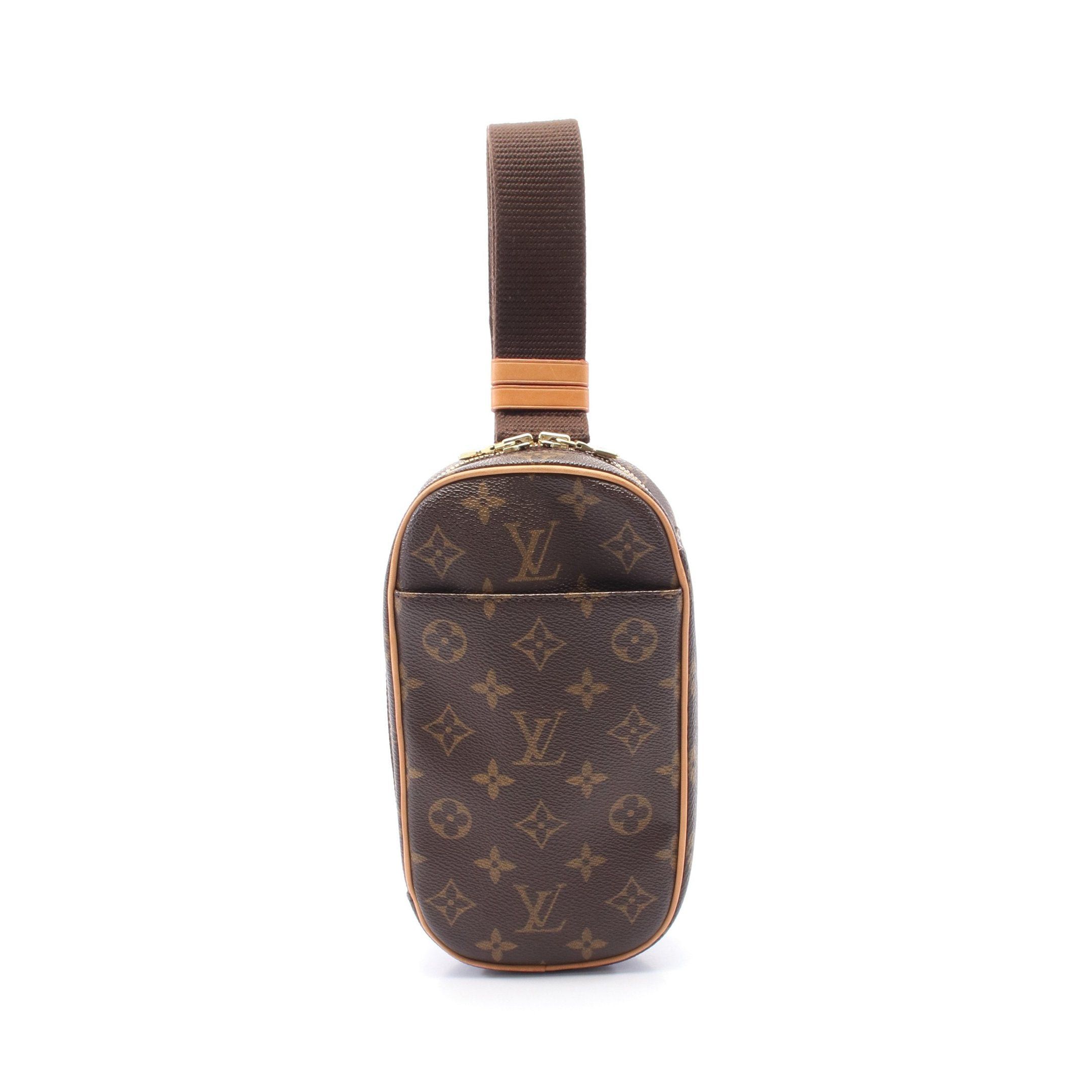 Louis Vuitton Louis Vuitton Pochette Ganju Monogram Body Bag Leather Brown Size ONE SIZE - 1 Thumbnail