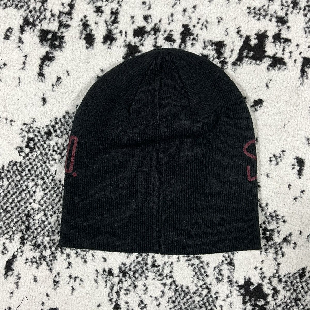 帽子 STUSSY Workgear Print Skullcap Bone STUSSY WORKGEAR PRINT SKULLCAP IN BLACK