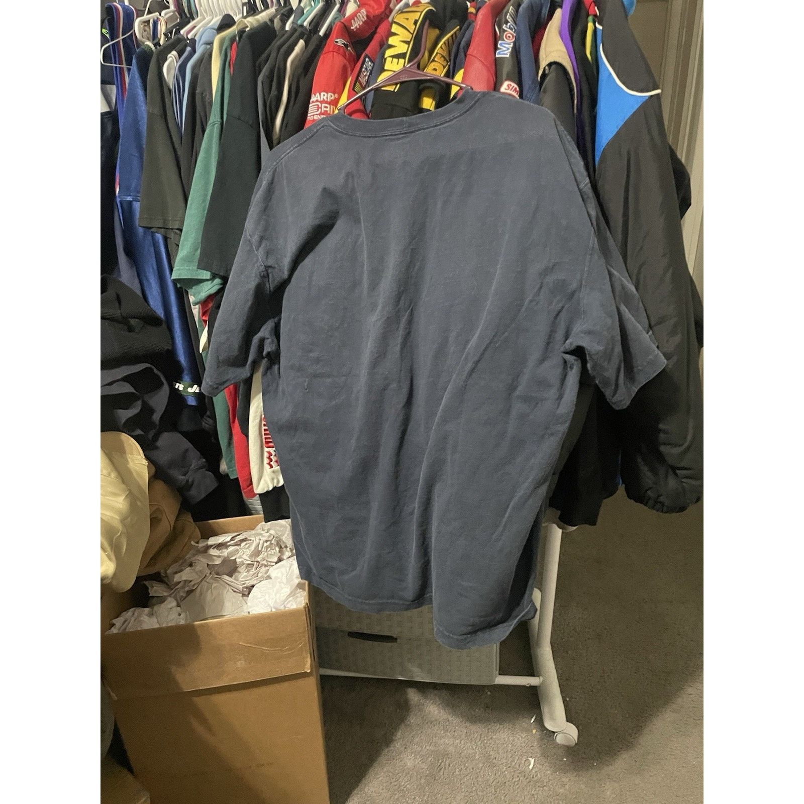 Carhartt Size L- Carhartt Navy Blue Logo Pocket T-Shirt Crew Original Size US L / EU 52-54 / 3 - 2 Thumbnail