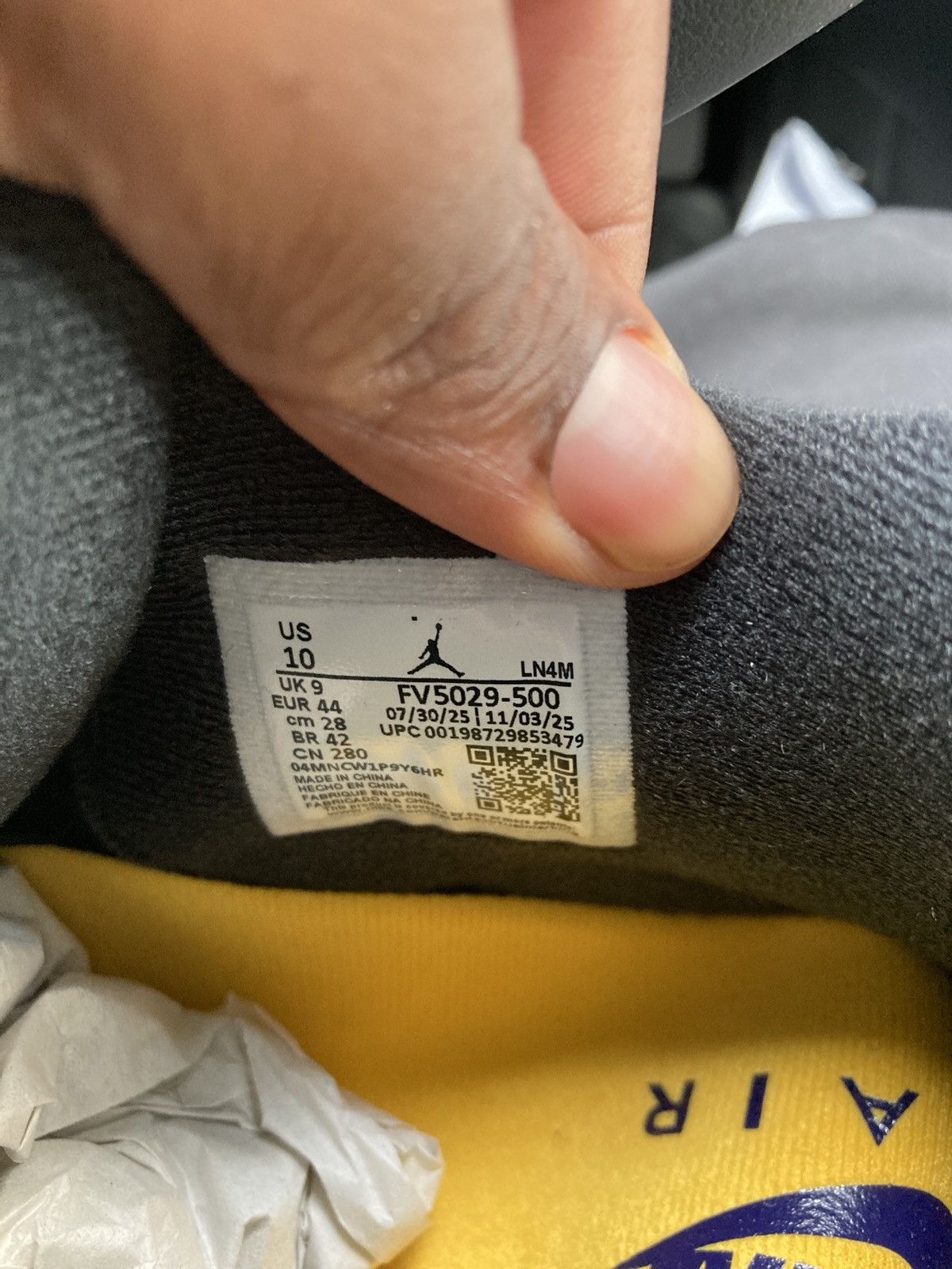 Jordan Brand Jordan 4 laker Size US 10 / EU 43 - 8 Thumbnail