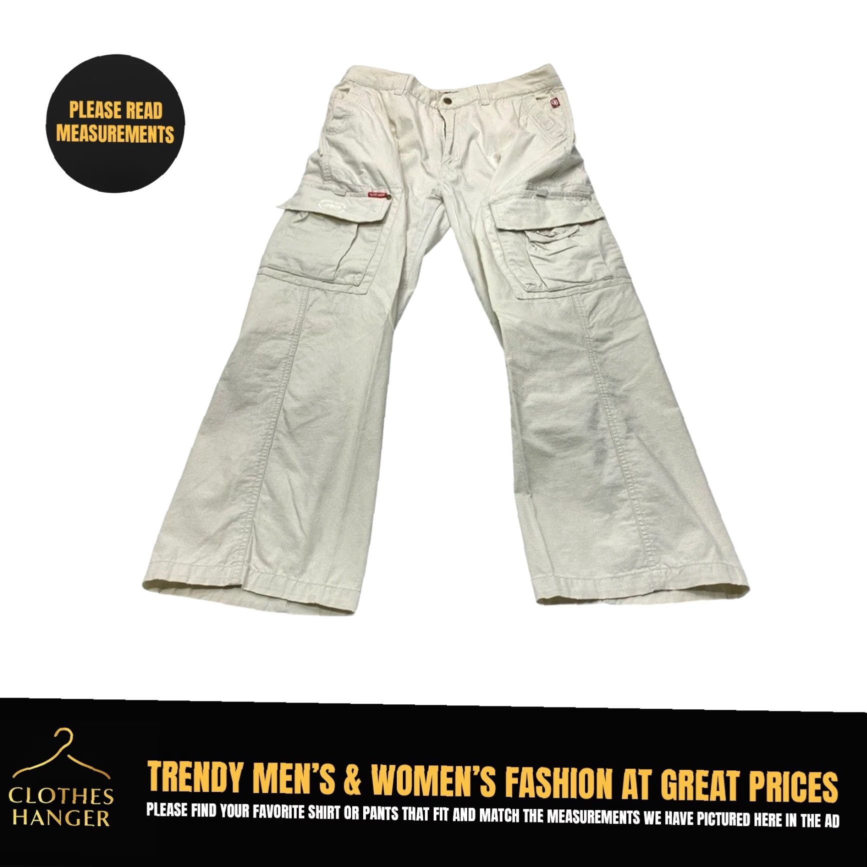 Vintage VINTAGE Ecko Unltd Pants Men's 36 X 30 Beige Khaki Cargo Streetwear Skater Style Size US 36 / EU 52 - 2 Thumbnail
