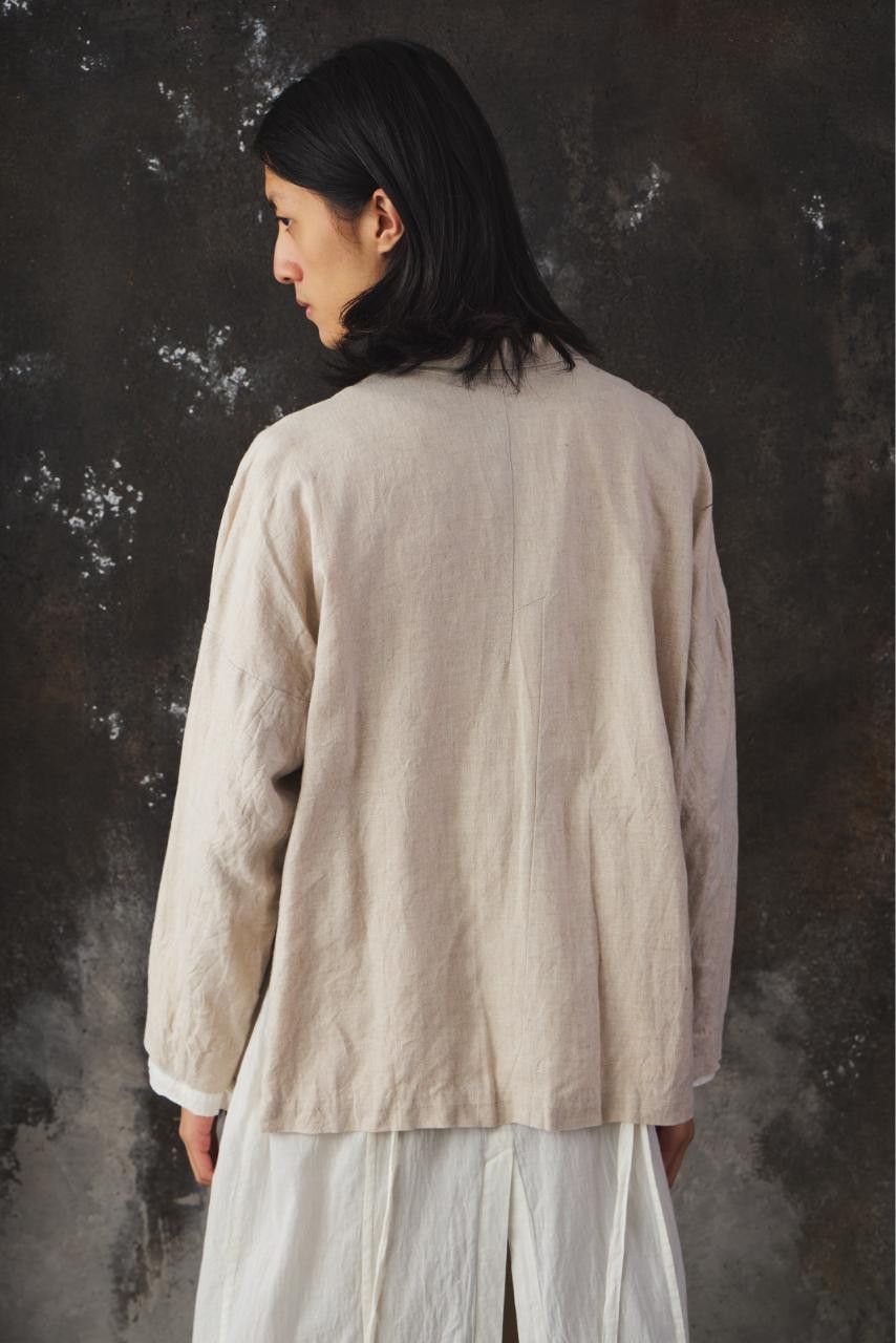 Other Project by H. T00513-1 Ross Brushed Linen Canvas Blazer Size US S / EU 44-46 / 1 - 5 Thumbnail
