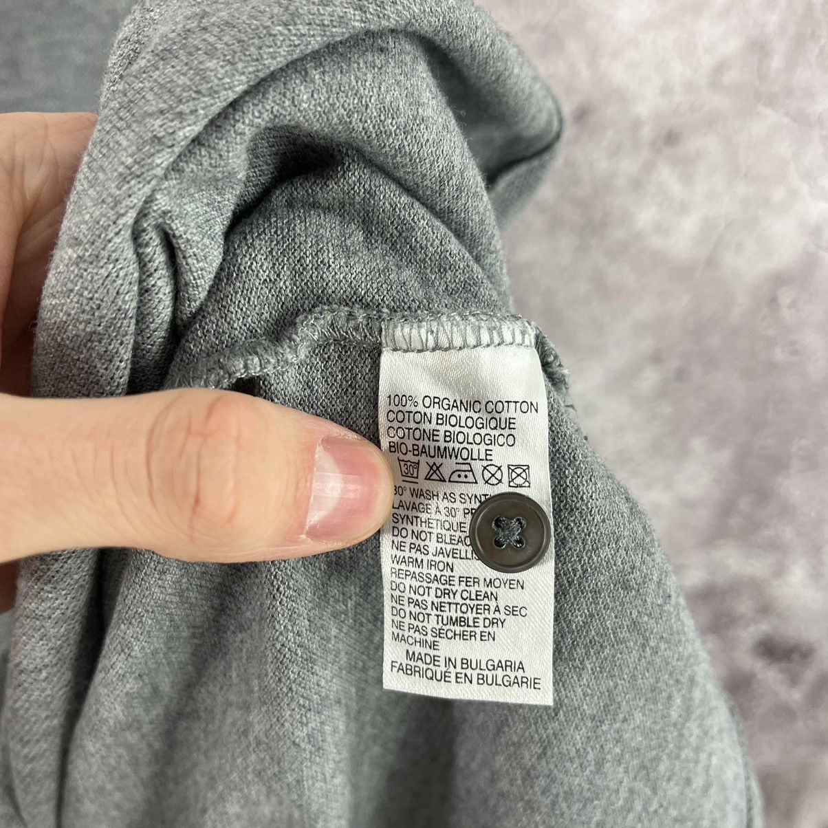 Designer Paul Smith Polo T-Shirt Small Embroidery Logo Grey Size XL Size US XL / EU 56 / 4 - 7 Thumbnail