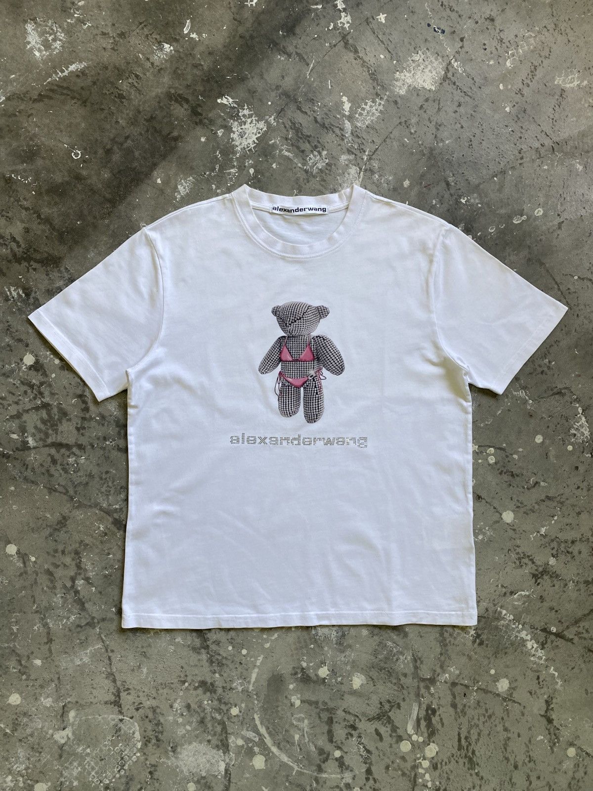 Alexander Wang Alexander Wang Bikini Bear Rhinestone Shirt Size US M / EU 48-50 / 2 - 1 Thumbnail
