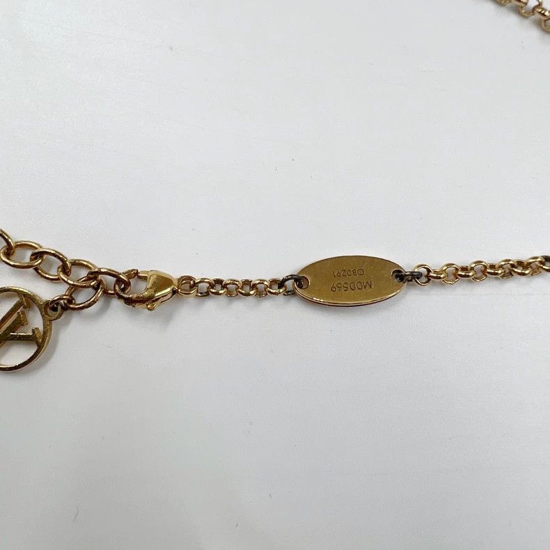 Louis Vuitton Louis Vuitton Gold Tortilla Necklace Size ONE SIZE - 6 Thumbnail