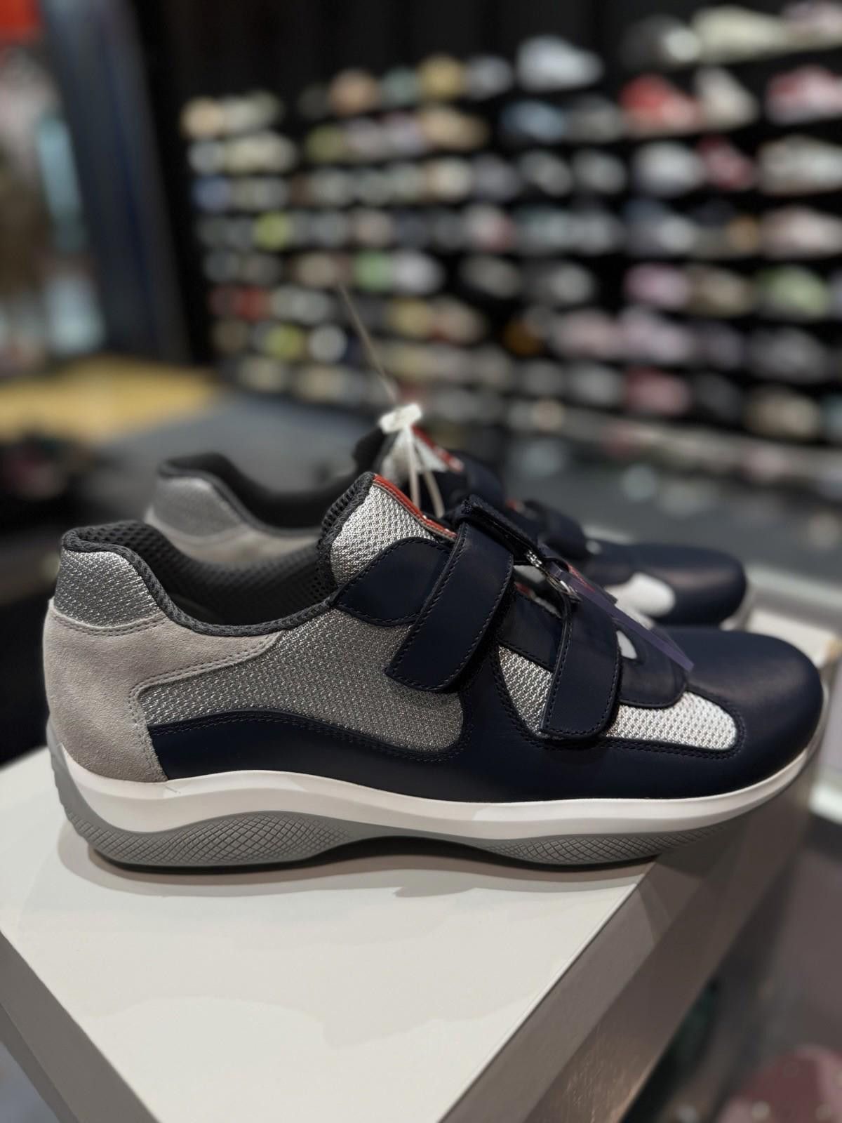 Prada Prada America’s Cup Double Strap Sneakers 9UK/10US NEW Size US 10 / EU 43 - 12 Thumbnail