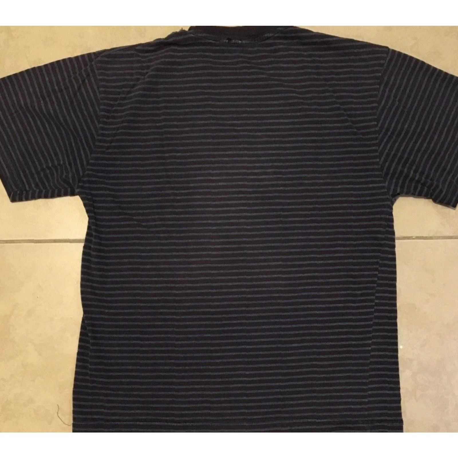Gotcha VINTAGE 90s Faded Distress Striped Shirt S M Surf Skate Grunge Vaporwave AOP Gotcha T-Shirt Blue Short Sleeve Crew Neck Beach Water Graphic Tee Mens Size US S / EU 44-46 / 1 - 2 Thumbnail