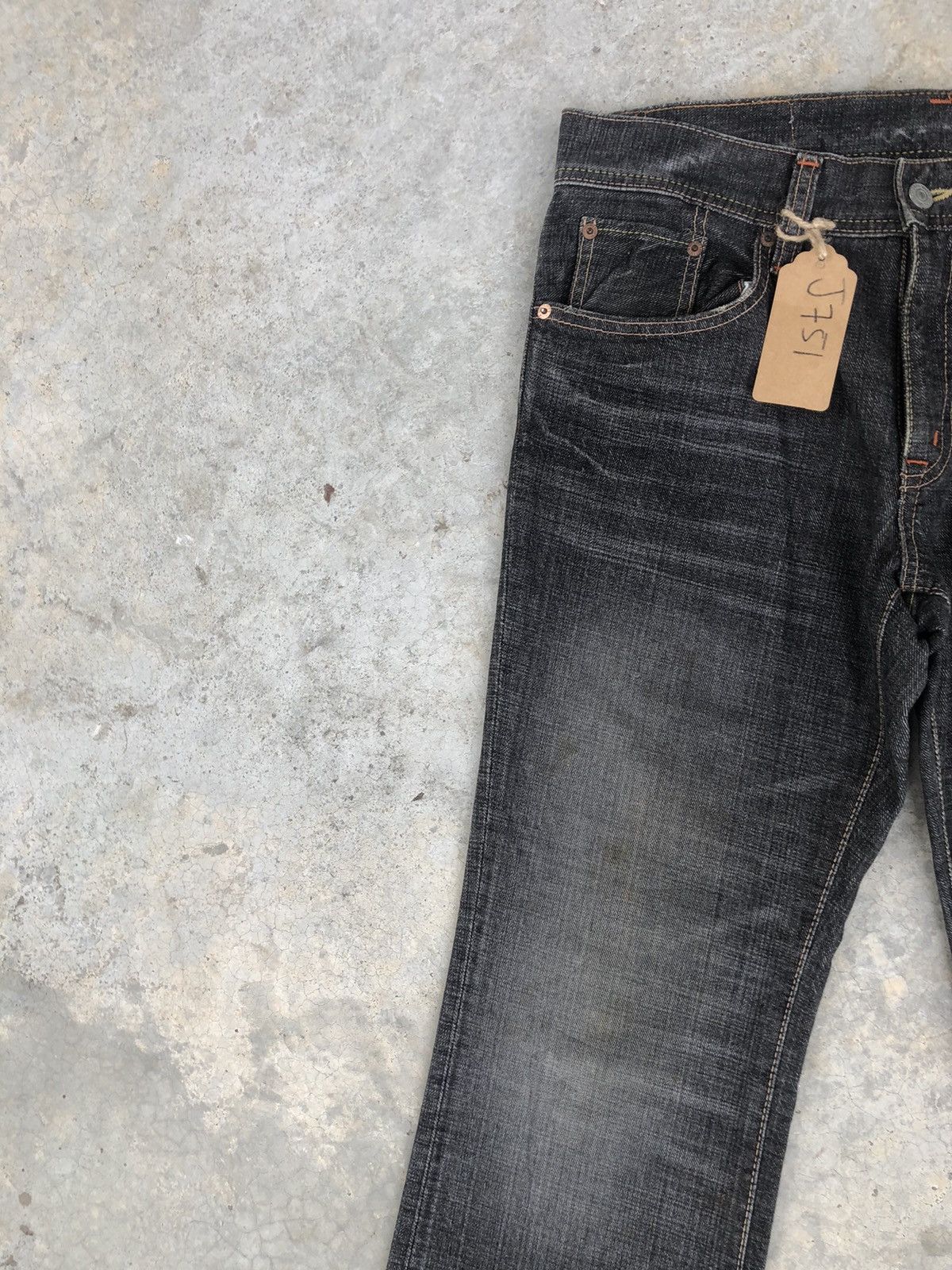 If Six Was Nine Japanese Glheart Flared Jeans Distressed Jeans Size US 33 - 4 Thumbnail