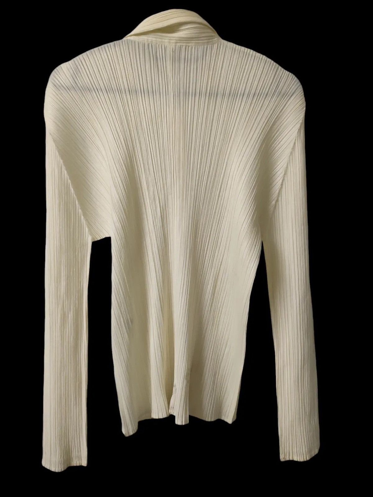Issey Miyake issey Miyake Pleats Please Cream Button Up Size M / US 6-8 / IT 42-44 - 2 Thumbnail