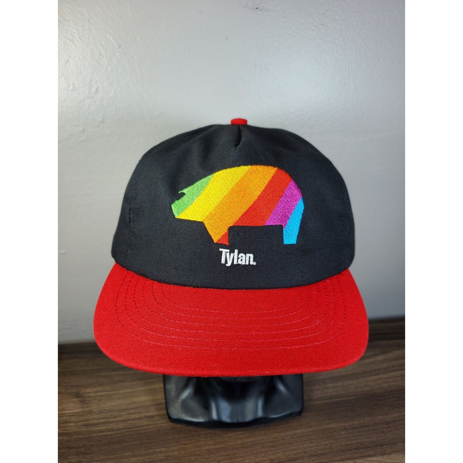 CSA × Vintage TYLAN Hat Snapback Cap Adjustable Rainbow Pig Logo Farm Ag Size ONE SIZE - 3 Thumbnail