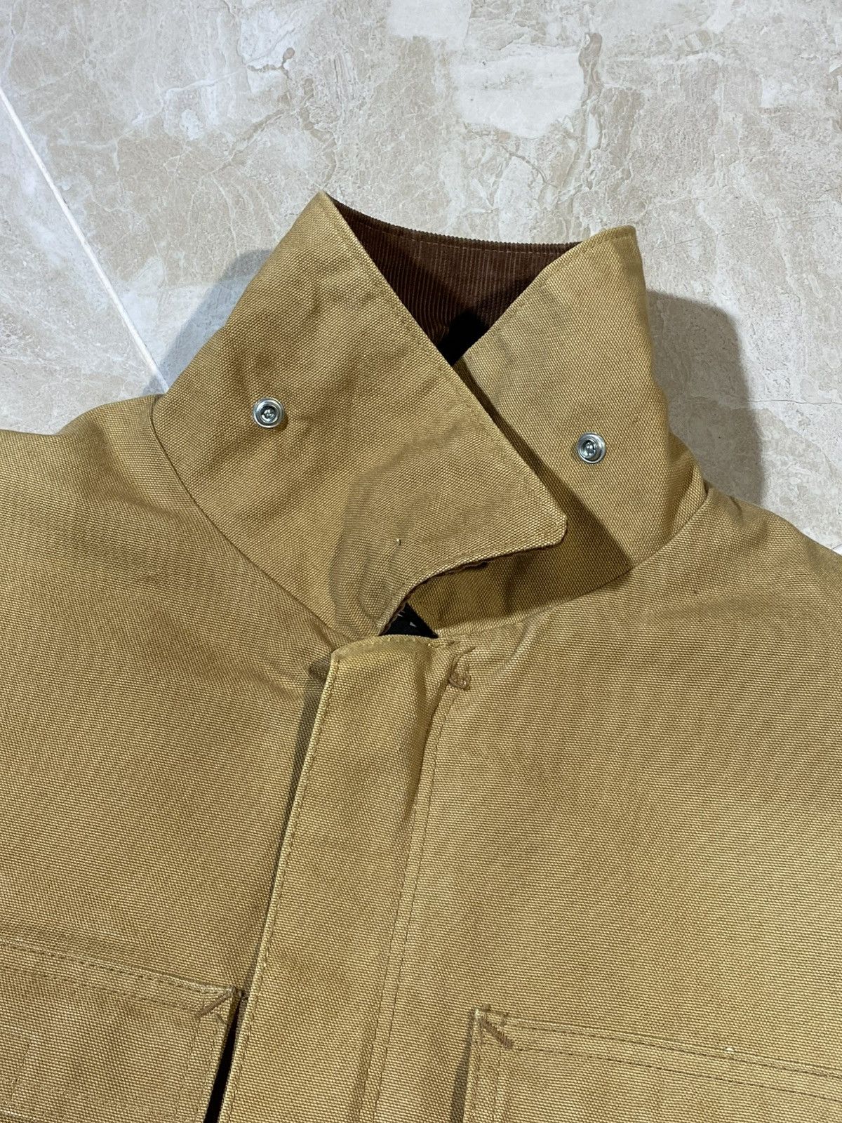 Carhartt 🔥 CARHARTT CANVAS WORK JACKET Y2K DETROIT VIBES USA MADE Size US M / EU 48-50 / 2 - 22 Thumbnail