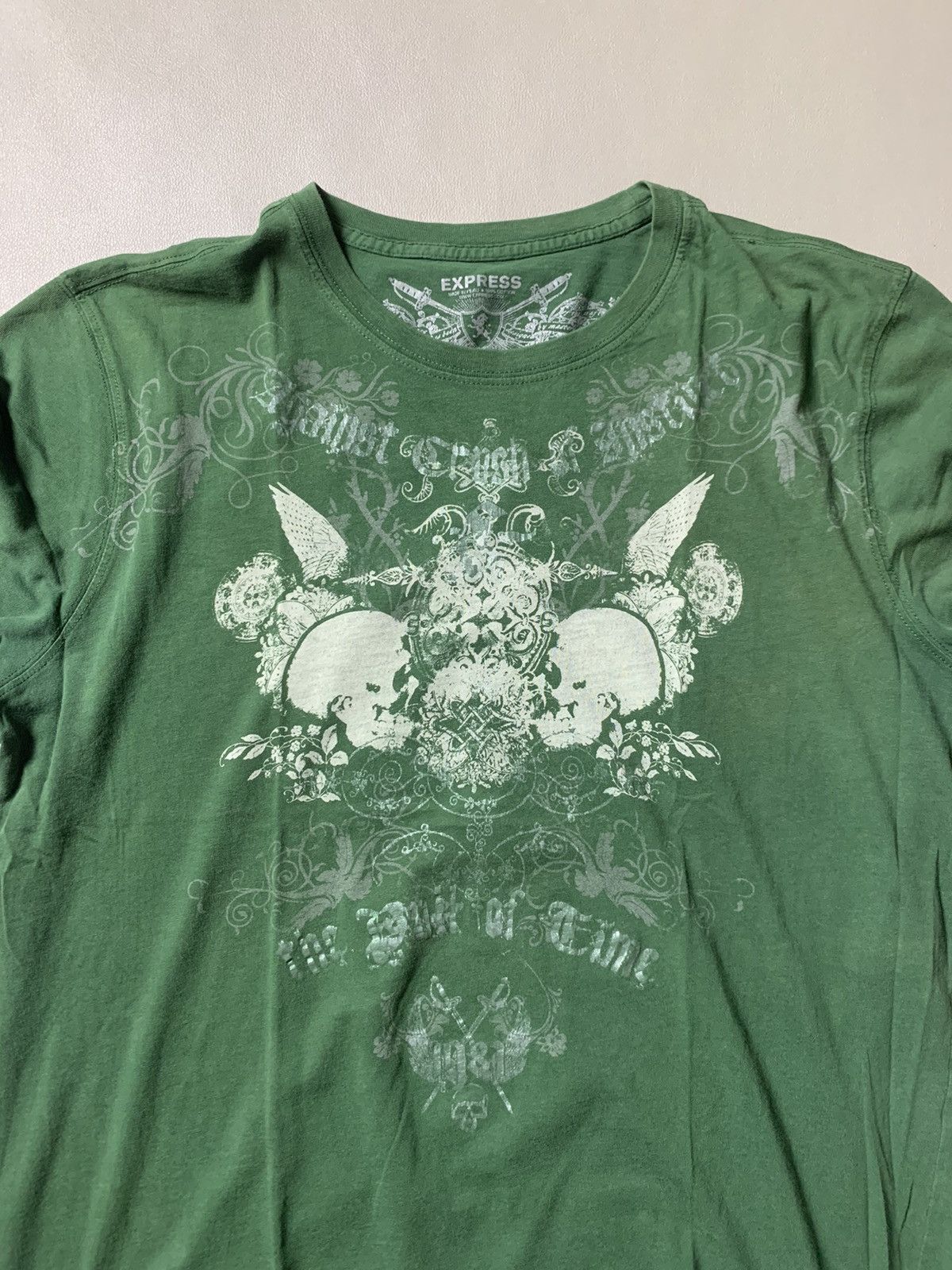 Beauty Beast × If Six Was Nine × Japanese Brand Express Poem Skull Gothic Tshirt Size US M / EU 48-50 / 2 - 2 Thumbnail