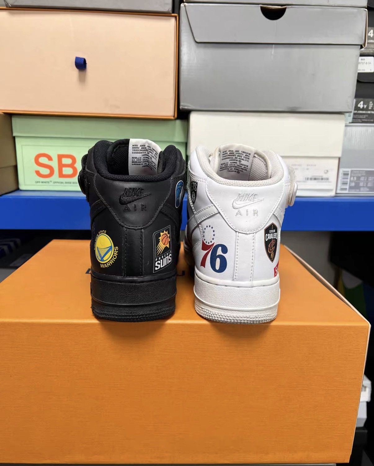 Supreme Supreme x NBA x Air Force 1 Mismatched J42 Size US 9.5 / EU 42-43 - 3 Thumbnail