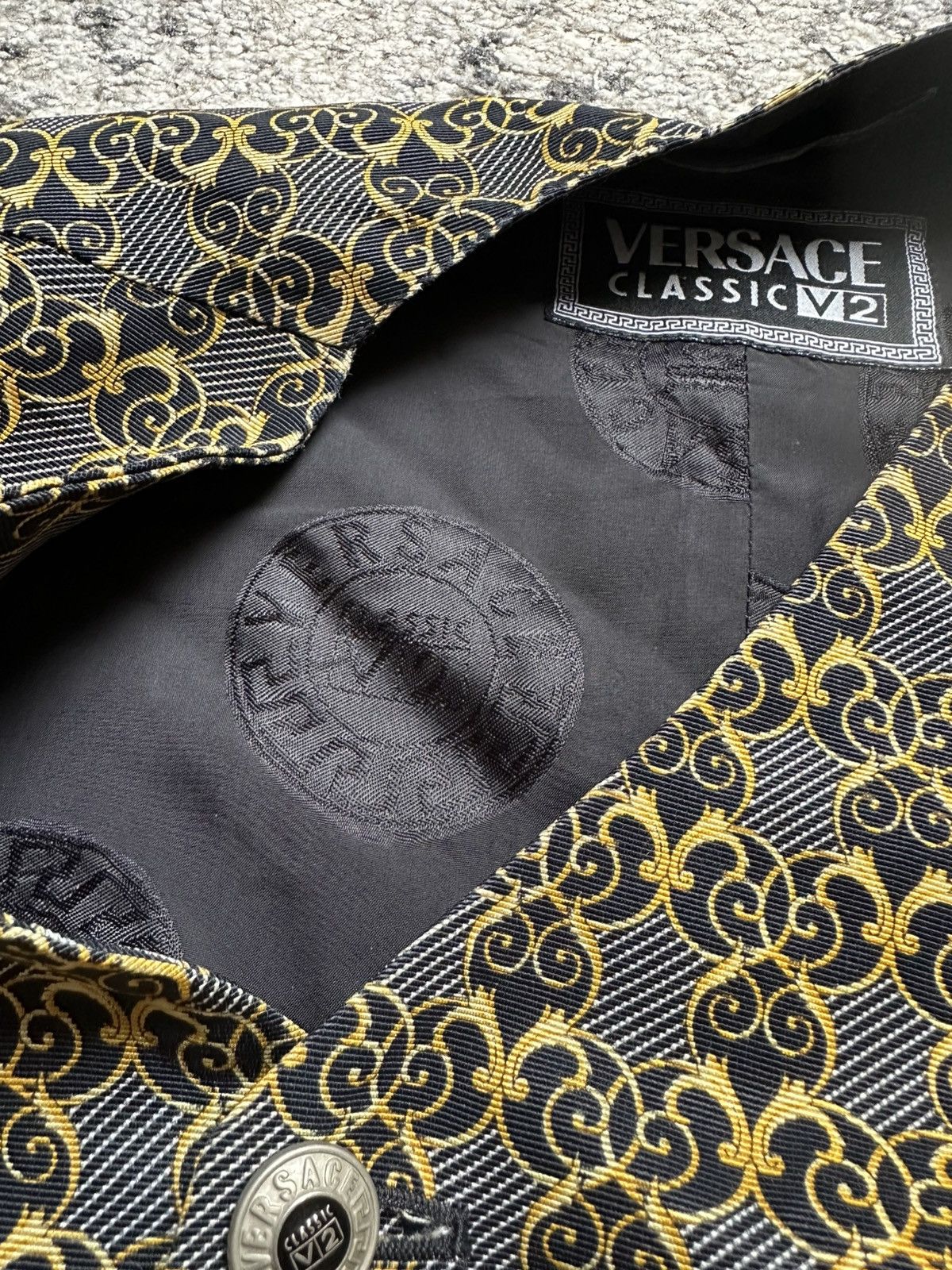 Versace × Vintage Versace Medusa vintage suit vest Size 52S - 7 Thumbnail