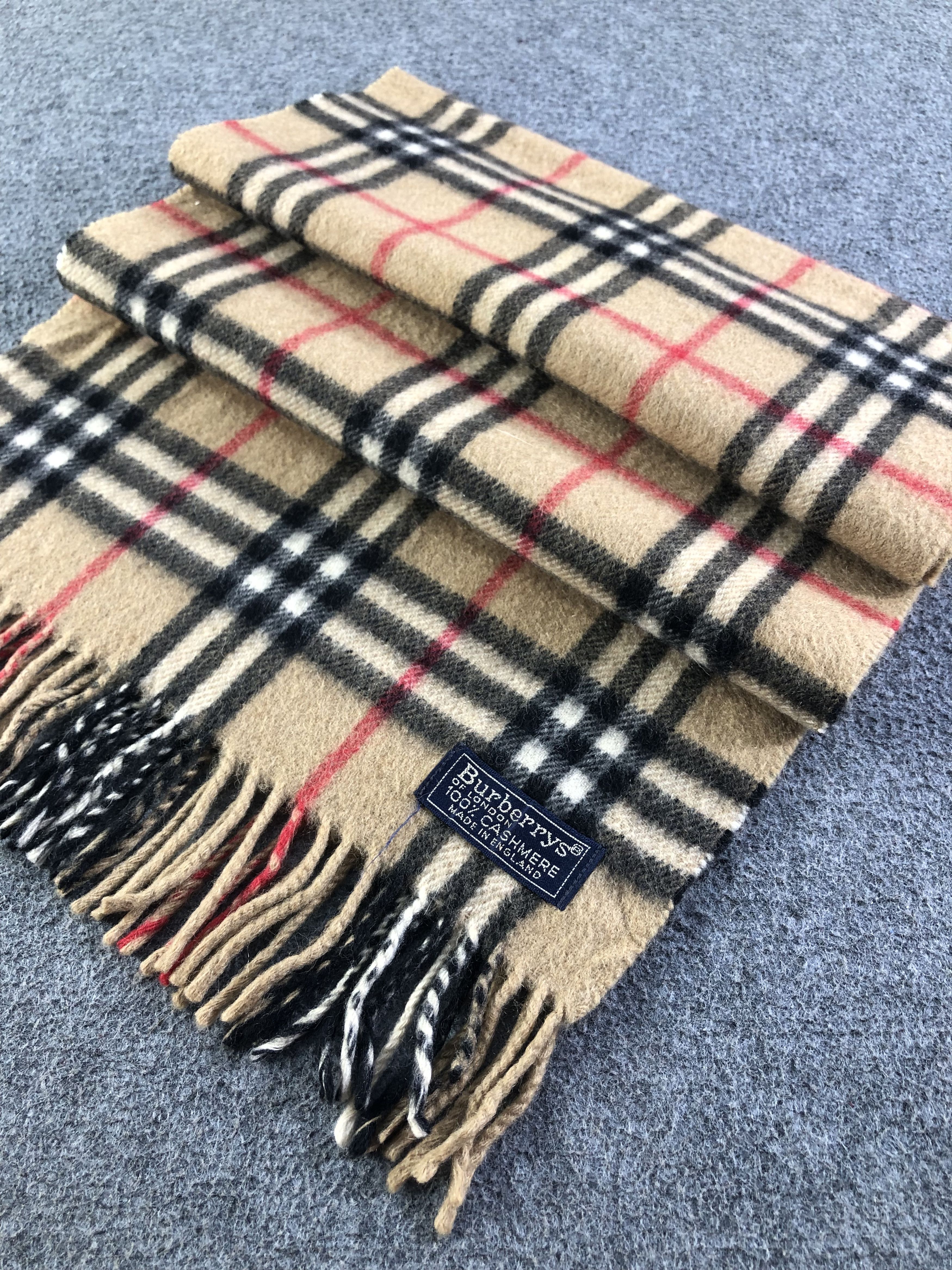 Burberry Burberry Cashmere Scarf / Muffler / Neckwear SS1437 Size ONE SIZE - 7 Thumbnail