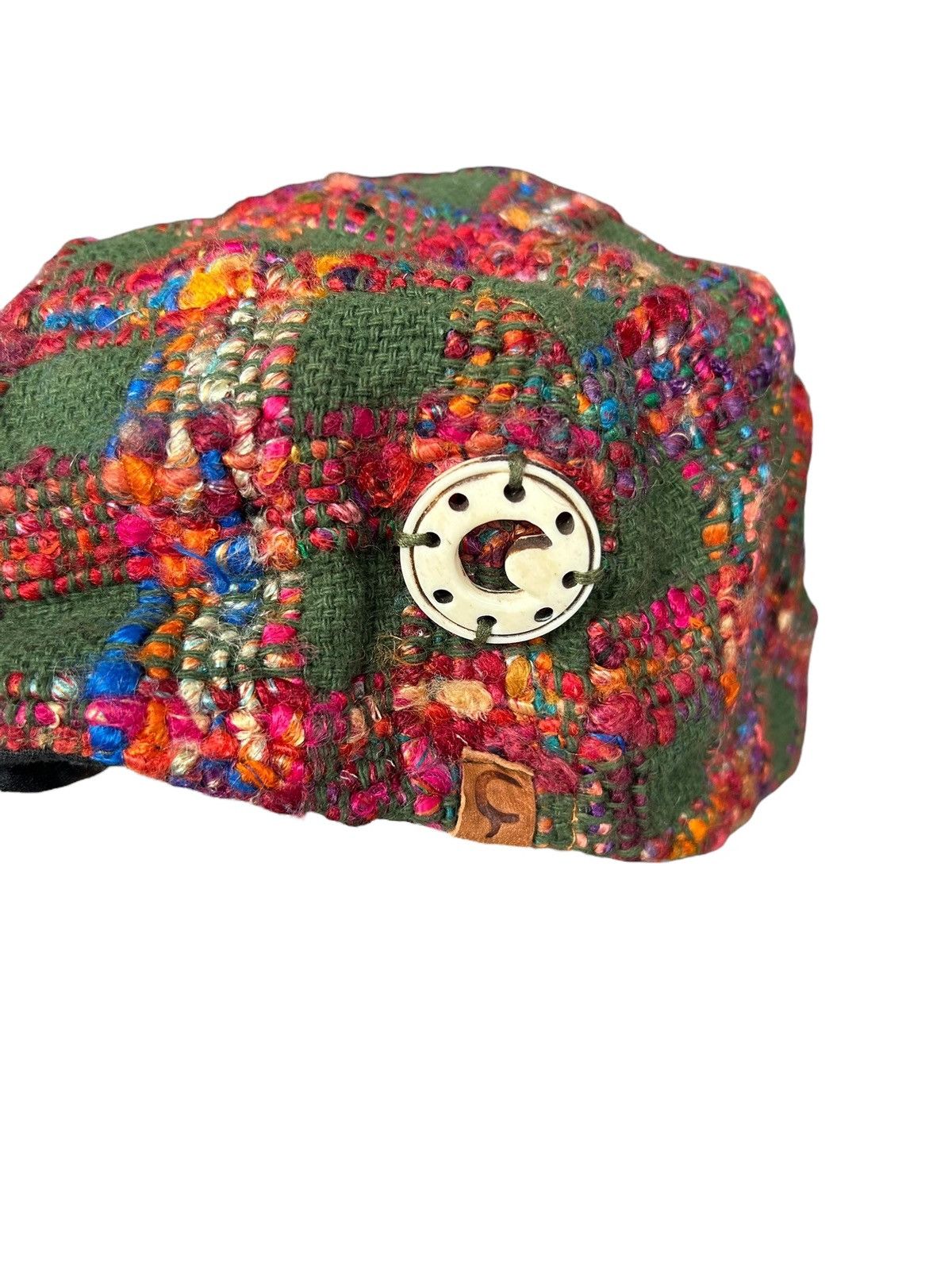 Japanese Brand × Kapital × Vintage Rare Amina Hippies Style Knitt Baret Hats Size ONE SIZE - 2 Thumbnail