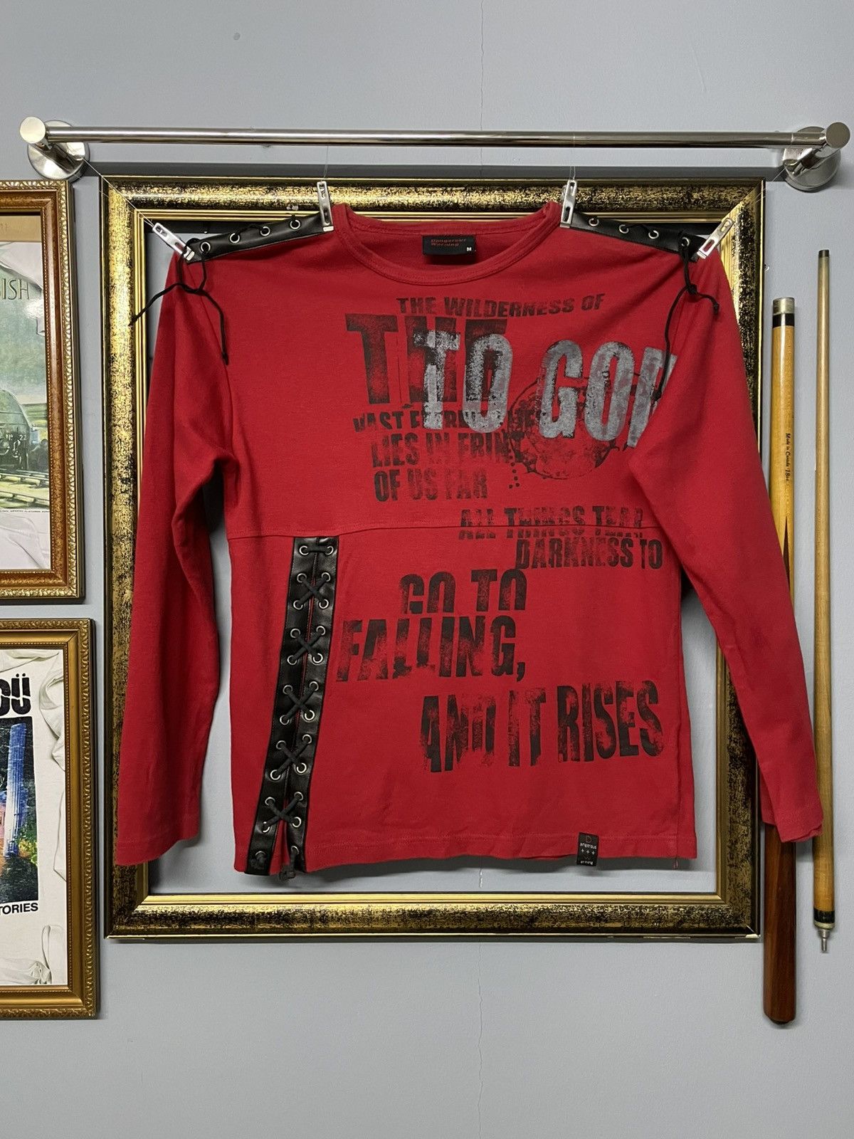 Hysteric Glamour Vintage 90s Japan Dangerous Warning Tribute To The Funk Tee Size US M / EU 48-50 / 2 - 1 Thumbnail