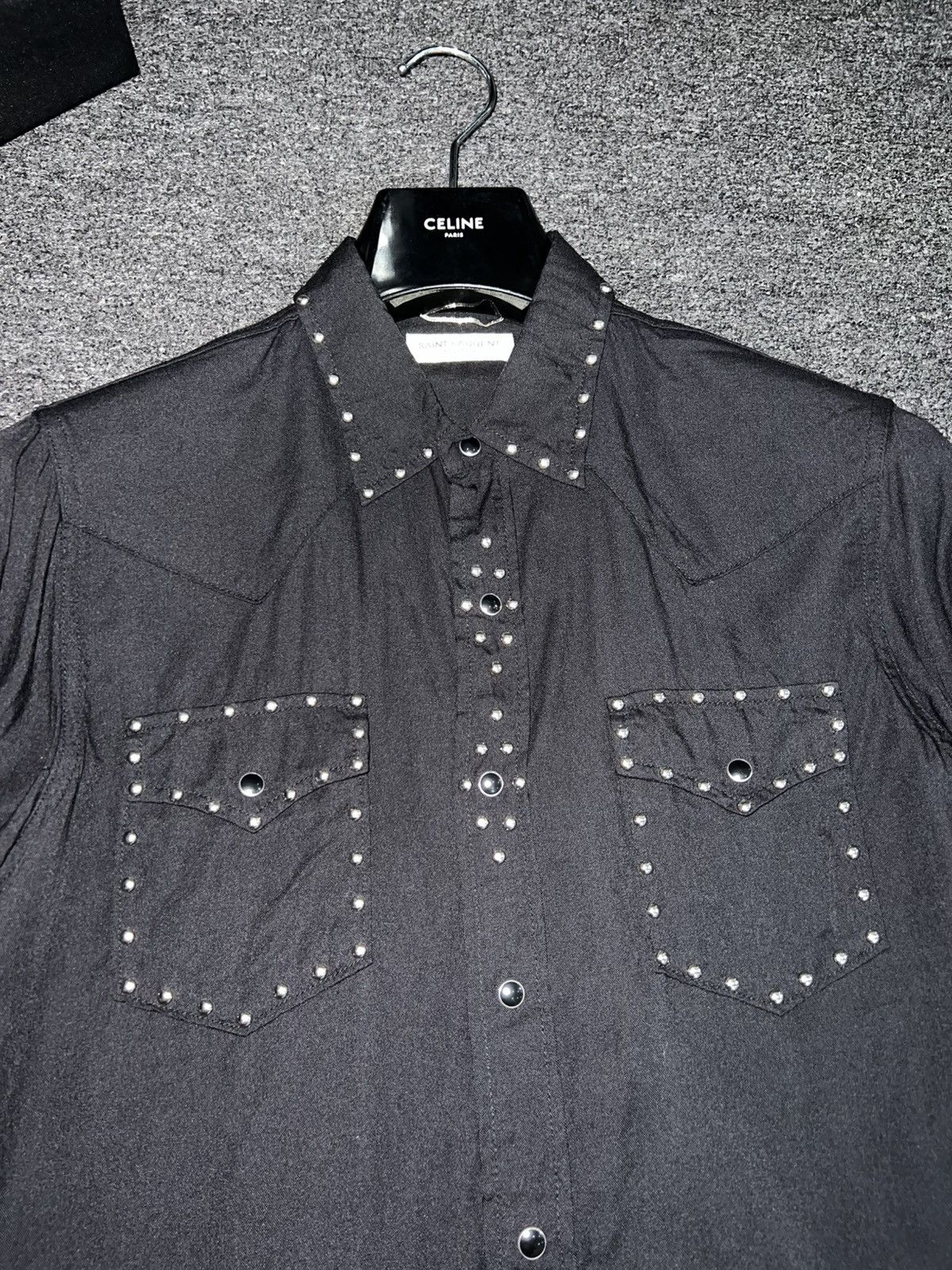 Hedi Slimane Saint Laurent Western Shirt 2015ss Size US M / EU 48-50 / 2 - 2 Thumbnail