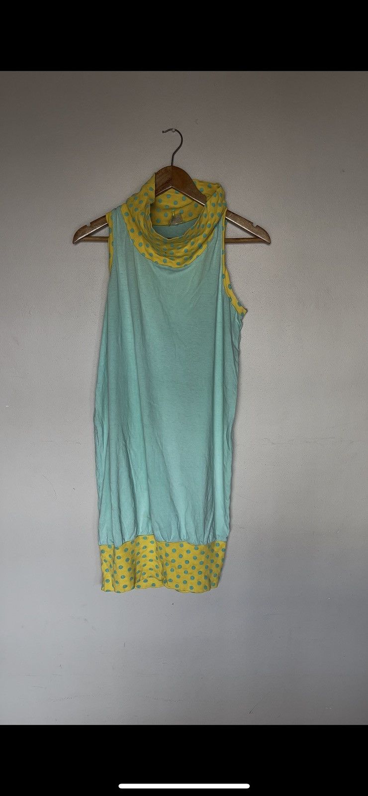 French Connection × Vintage Turtle Neck Polka Dot Dress Size M / US 6-8 / IT 42-44 - 1 Thumbnail