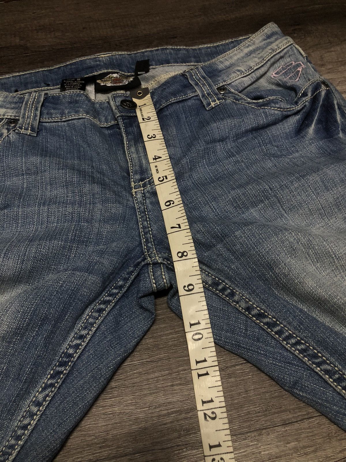 Harley Davidson × Vintage HARLEY DAVIDSON DENIM JEANS Size 32" / US 10 / IT 46 - 18 Thumbnail
