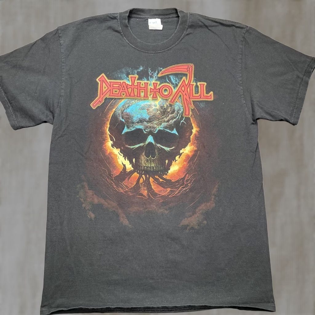 Gildan Death To All Shirt Mens Large Black Skull Graphic Metal Band Tee Gildan Size US L / EU 52-54 / 3 - 1 Thumbnail